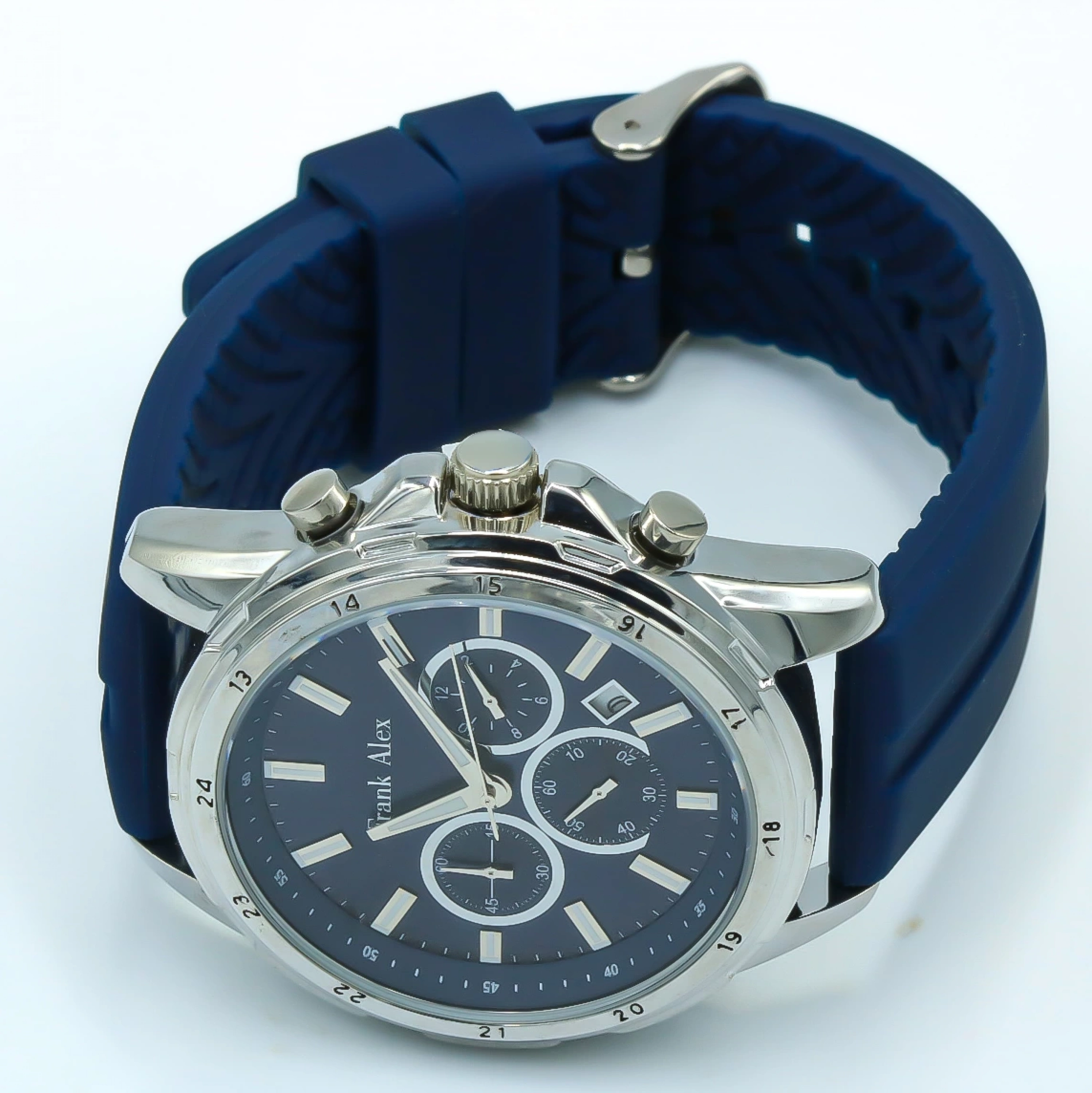 Frank Alex Blue White Model