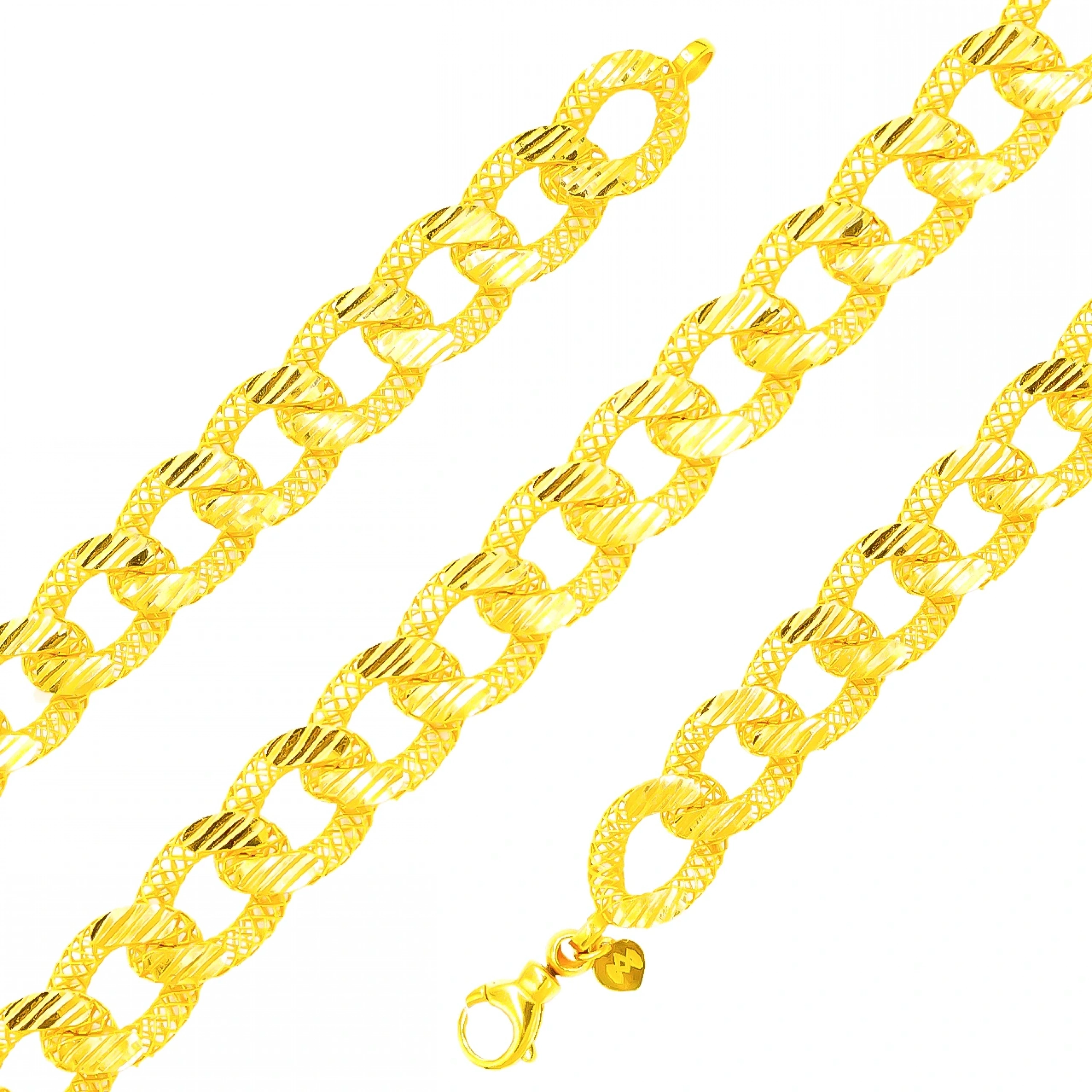 Füzyon Uzayyolu 22 Ayar Altın Bileklik