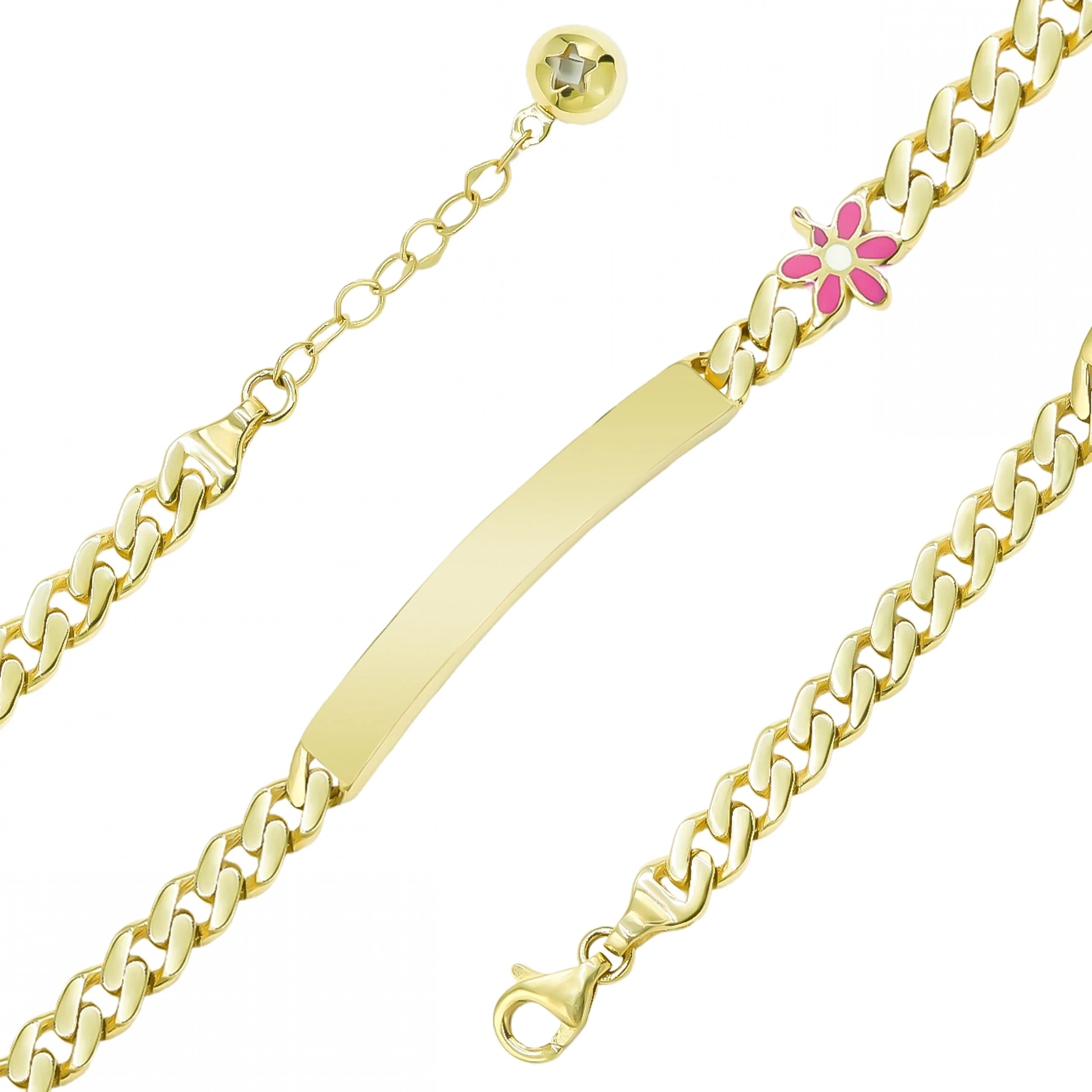 Gurmet 14 Ayar Altın Çocuk Künyesi