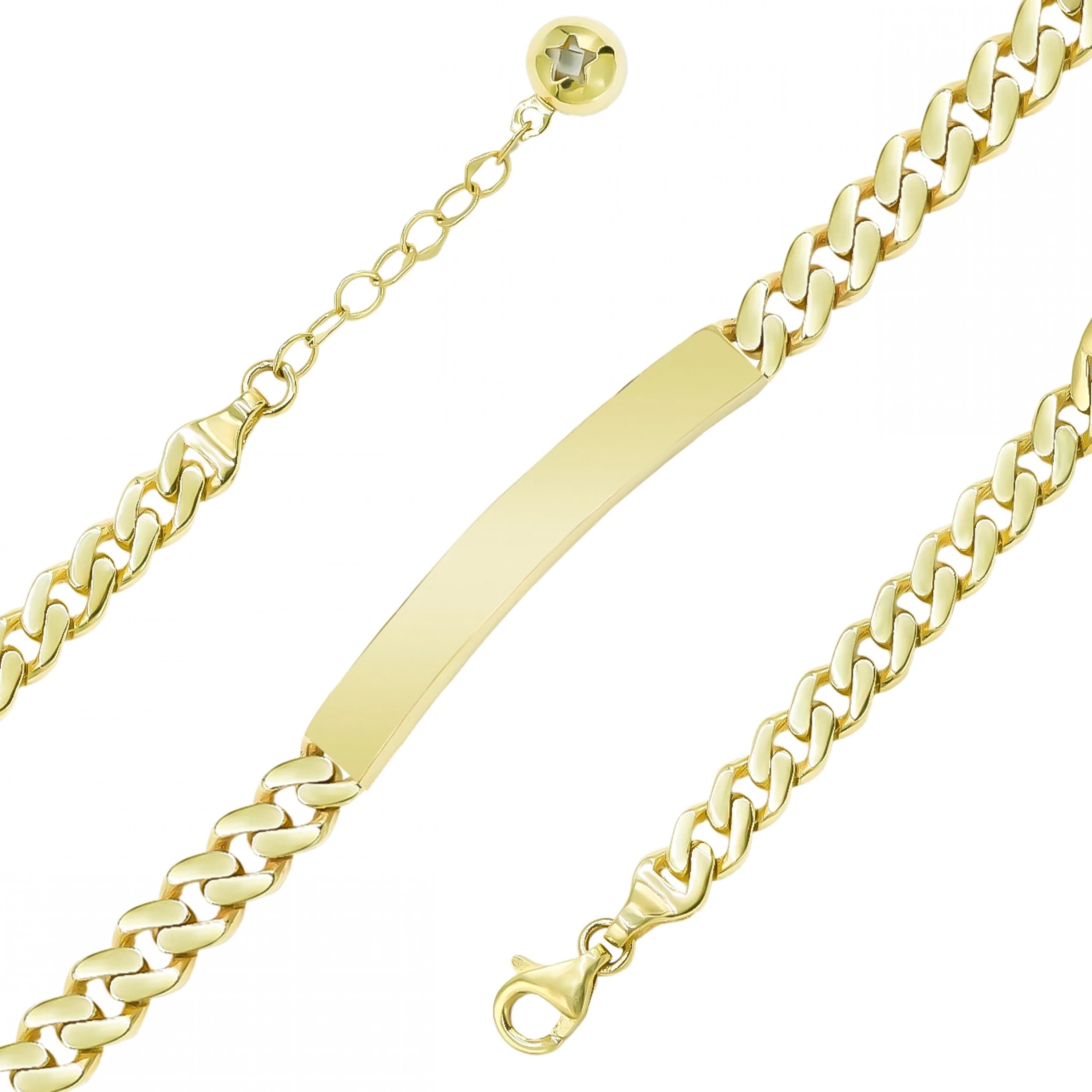 Gurmet 14 Ayar Altın Çocuk Künyesi