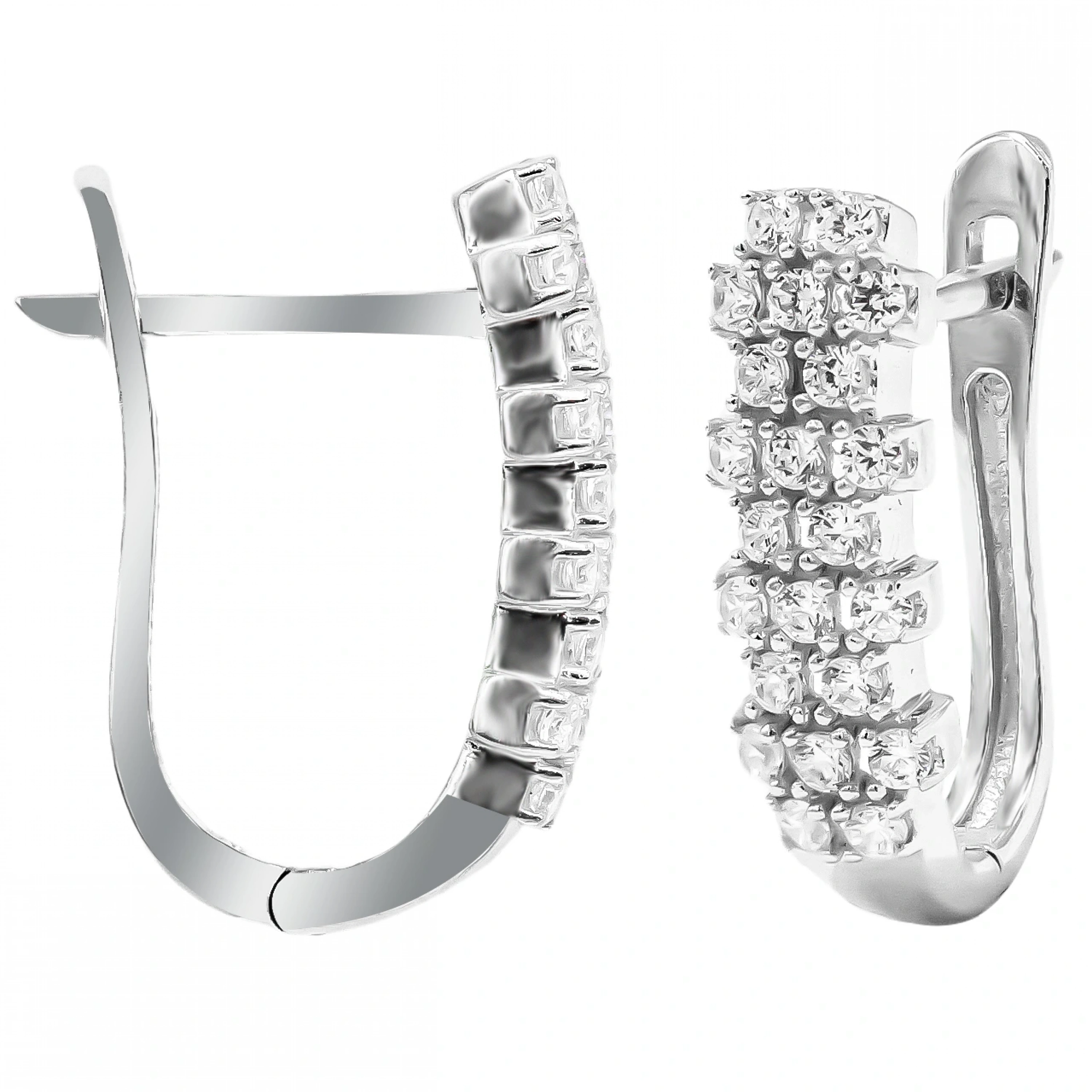 Tam Tur 14 Ayar Klipsli Altın Küpe