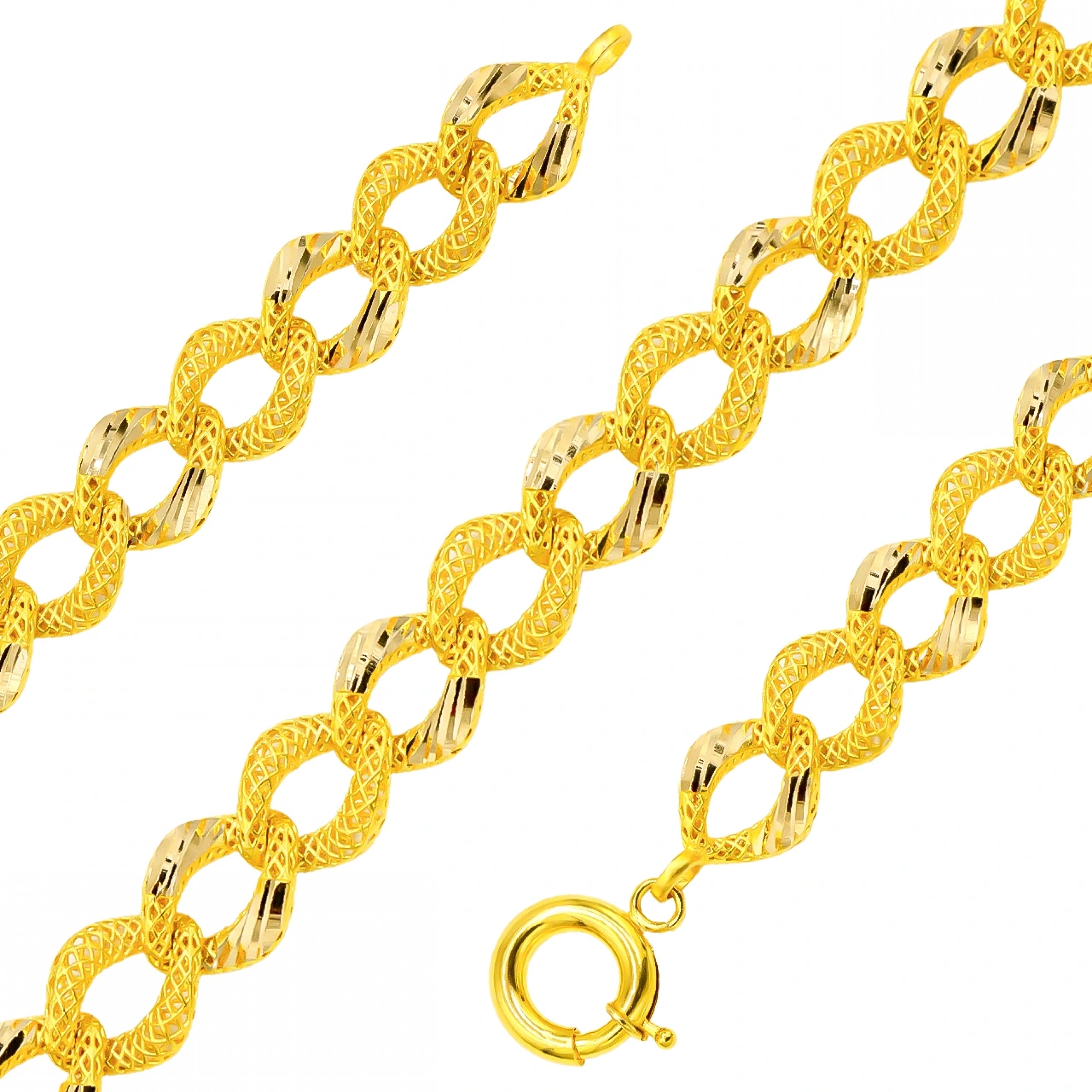 Halka 14 Ayar Altın Bileklik