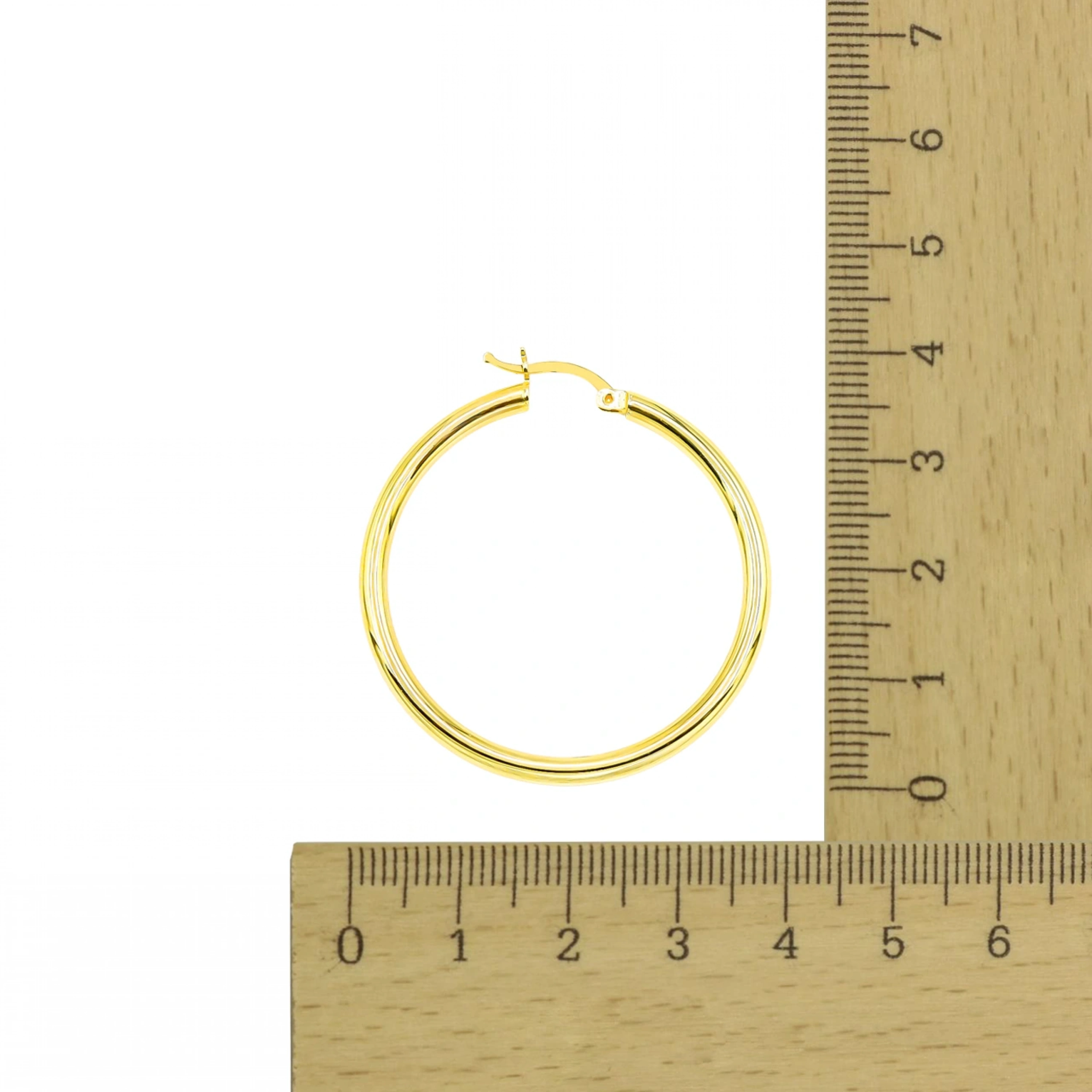 Halka 14 Ayar Halka Altın Küpe