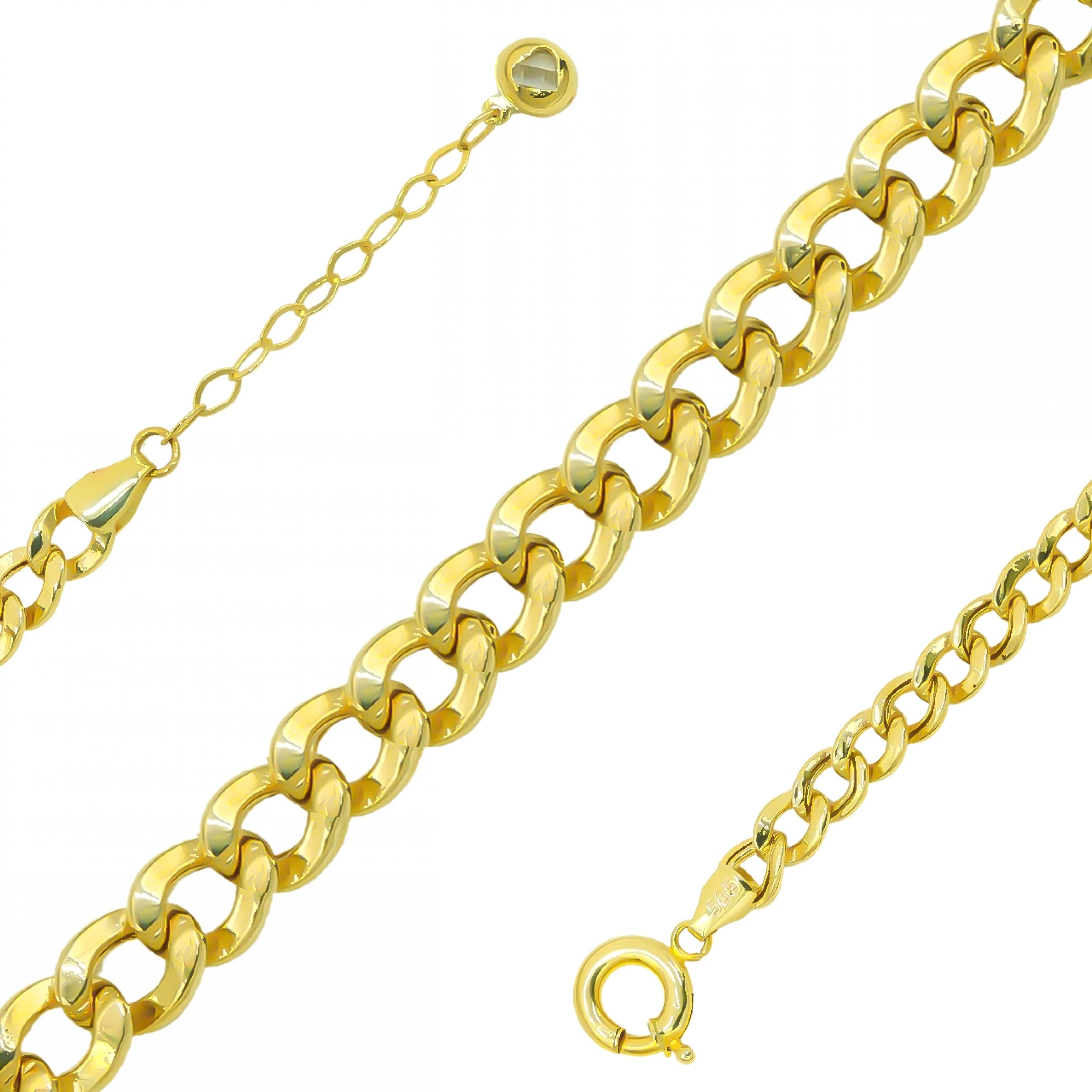 Halka Model 14 Ayar Altın Bileklik