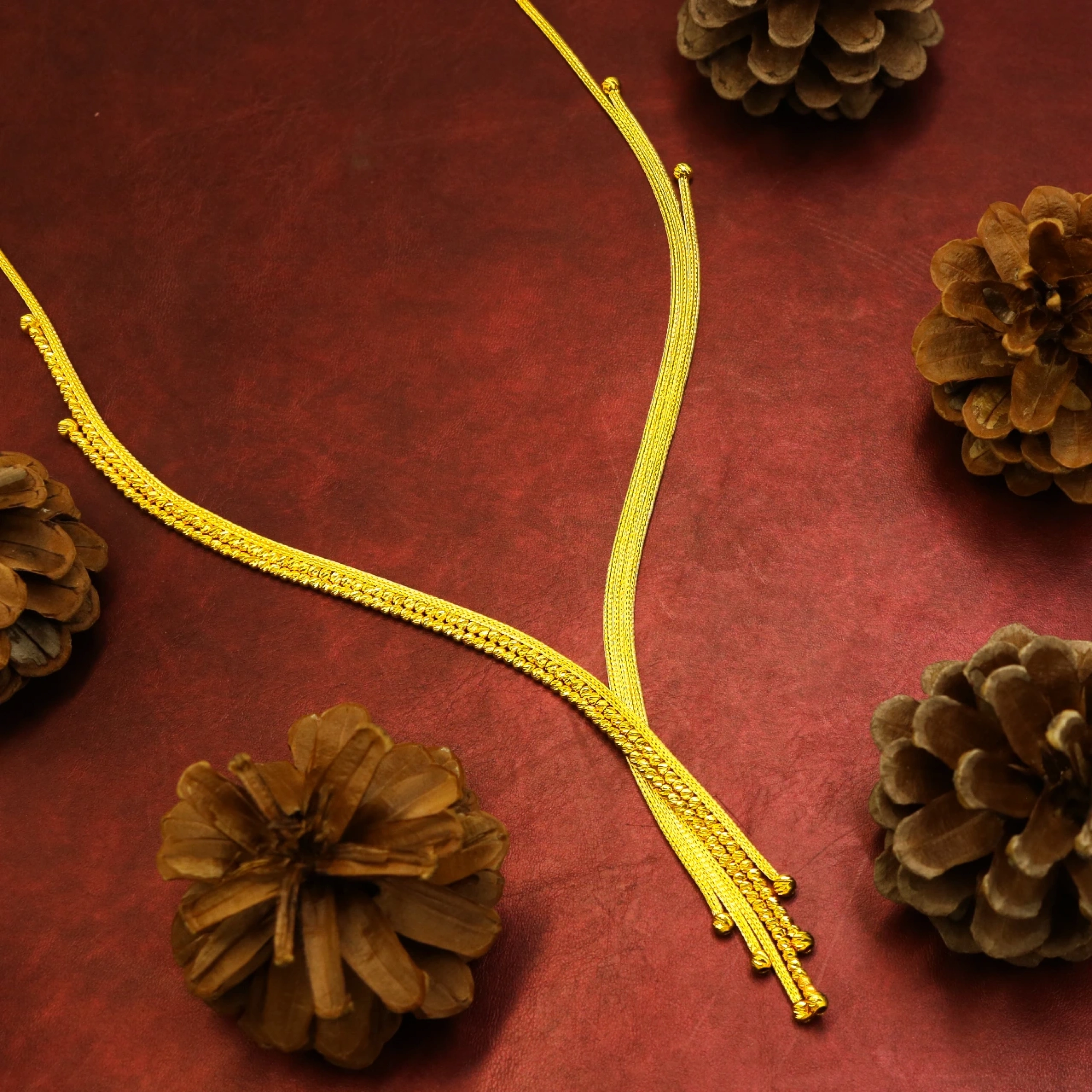 Hasır Dorika 14 Ayar Altın Gerdanlık