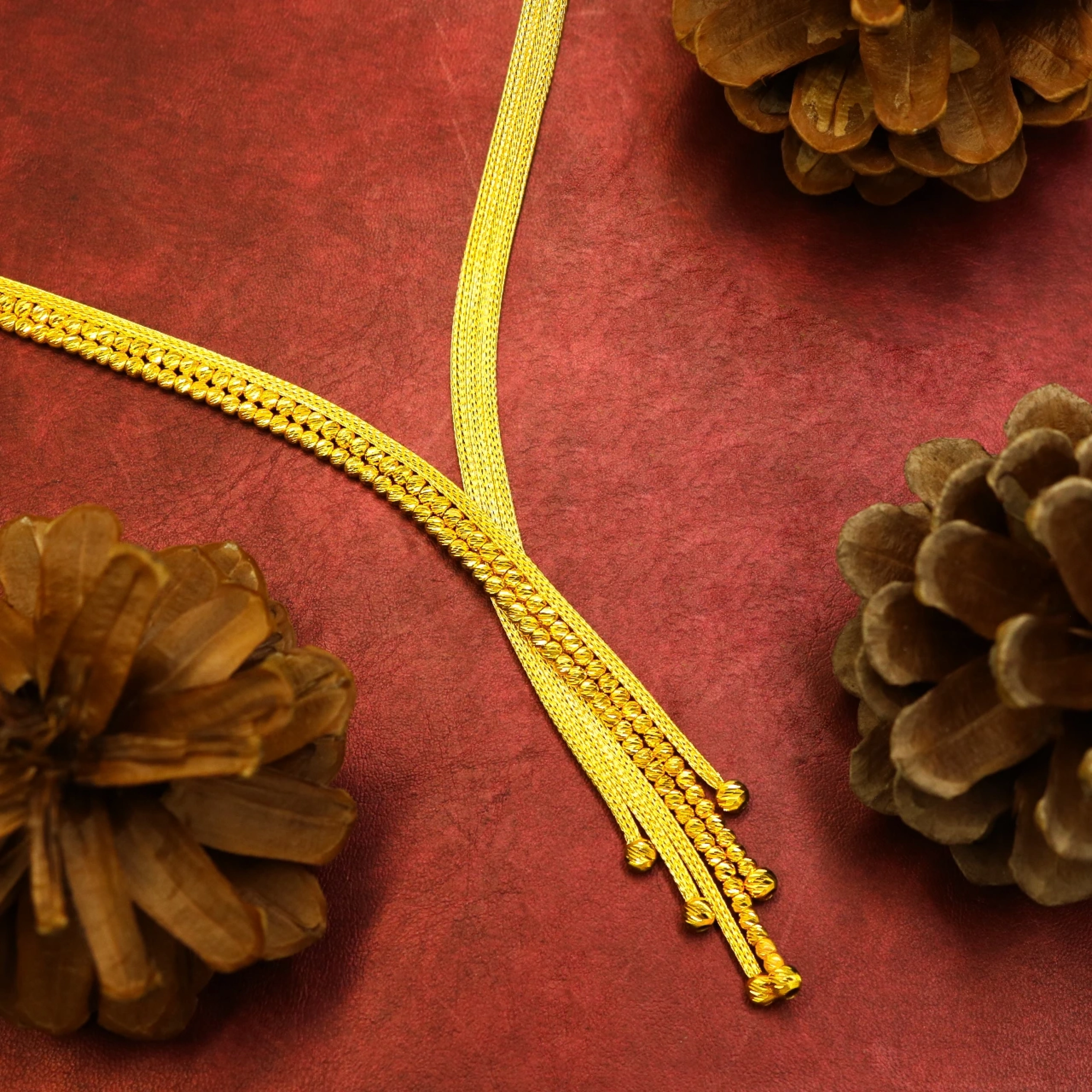 Hasır Dorika 14 Ayar Altın Gerdanlık