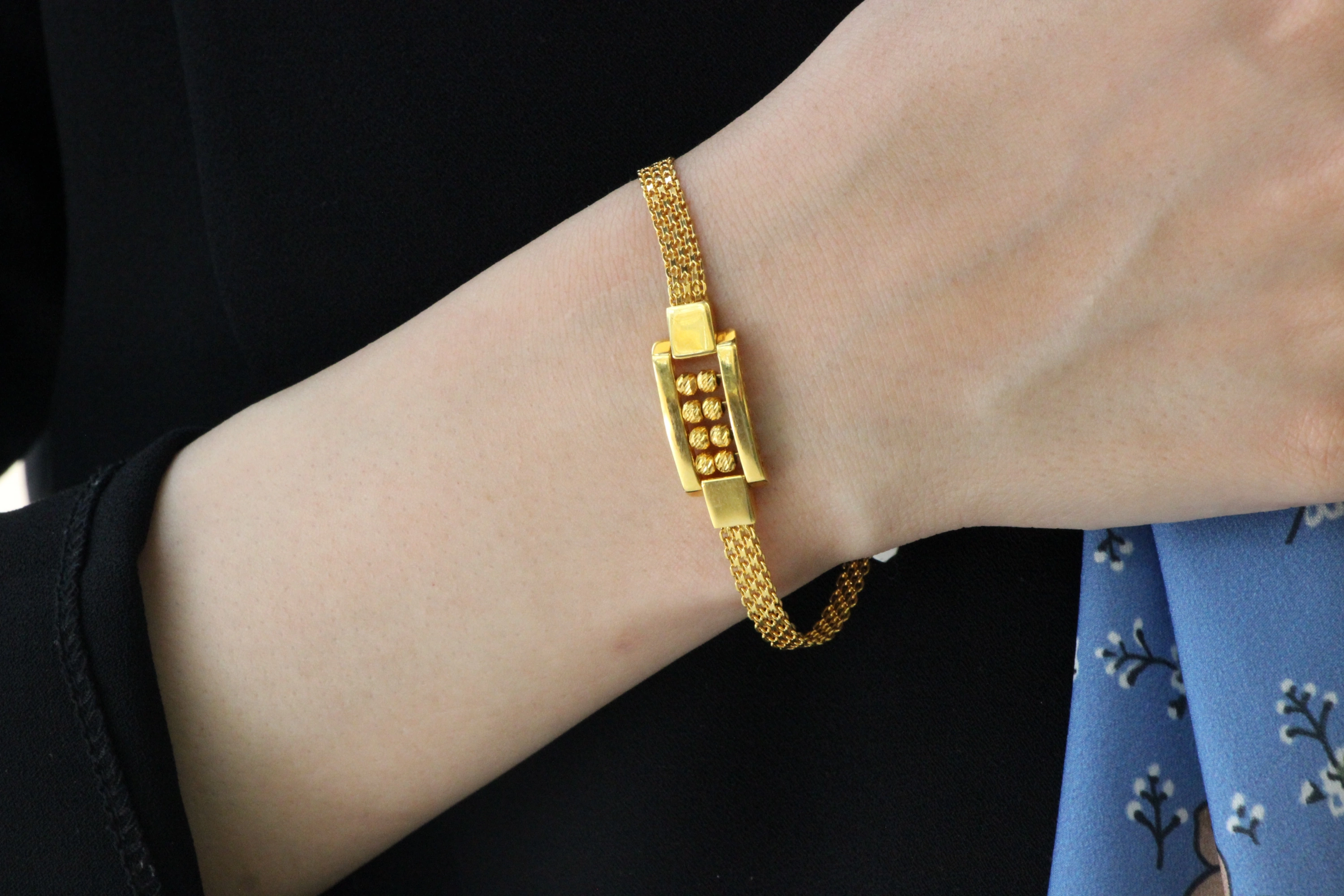 Hasır Dorika Toplu 14 Ayar Bileklik