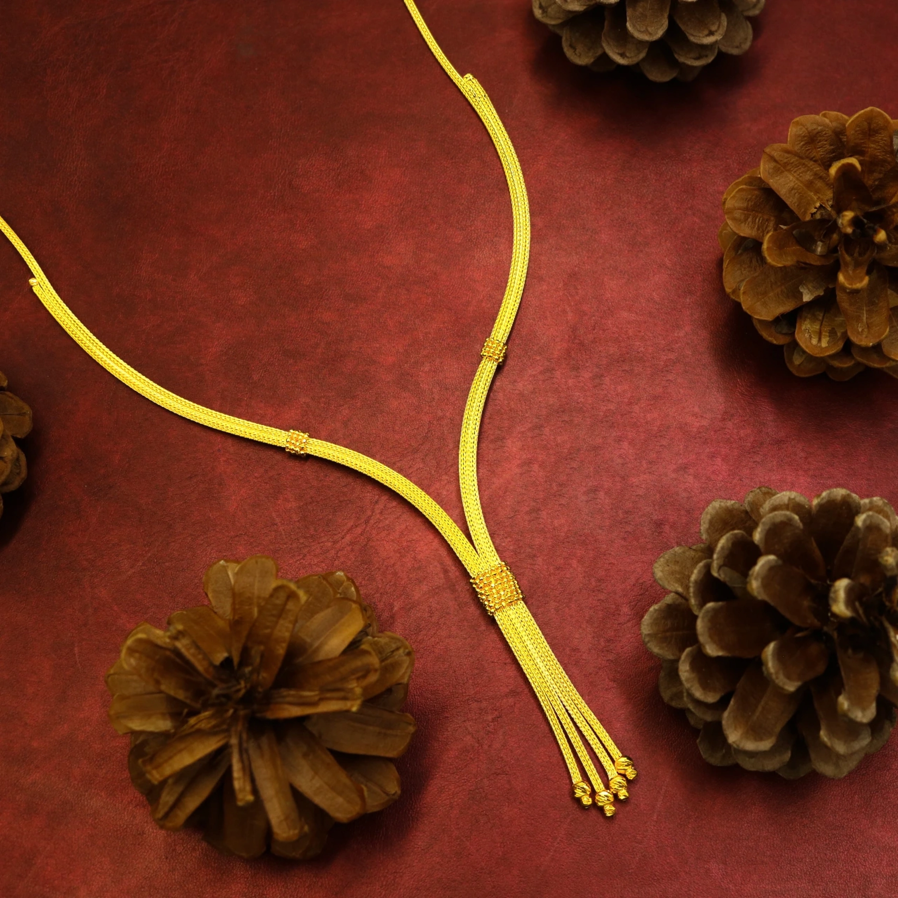 Hasır Dorika 14 Ayar Altın Gerdanlık