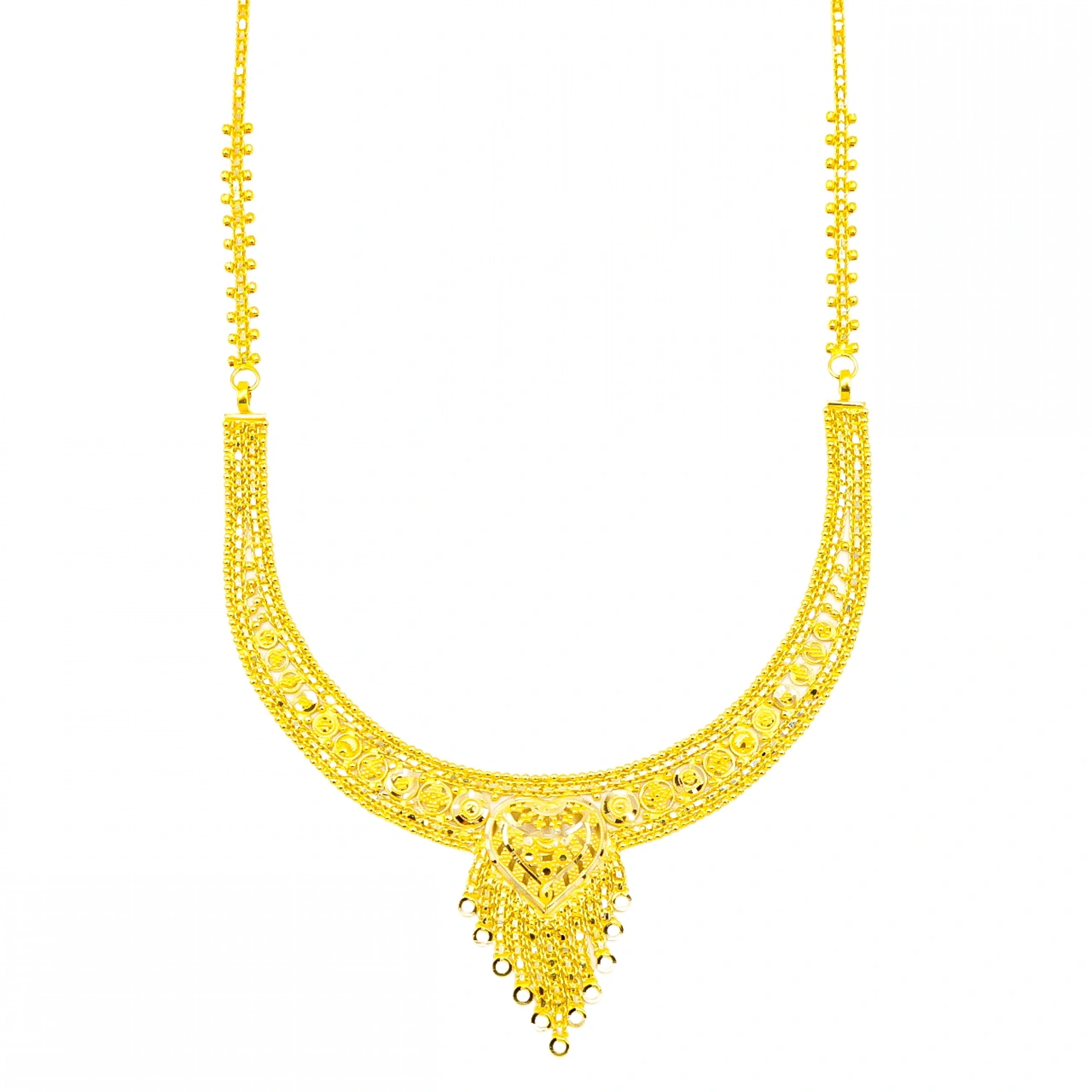 Hint işi 14 Ayar Altın Gerdanlık