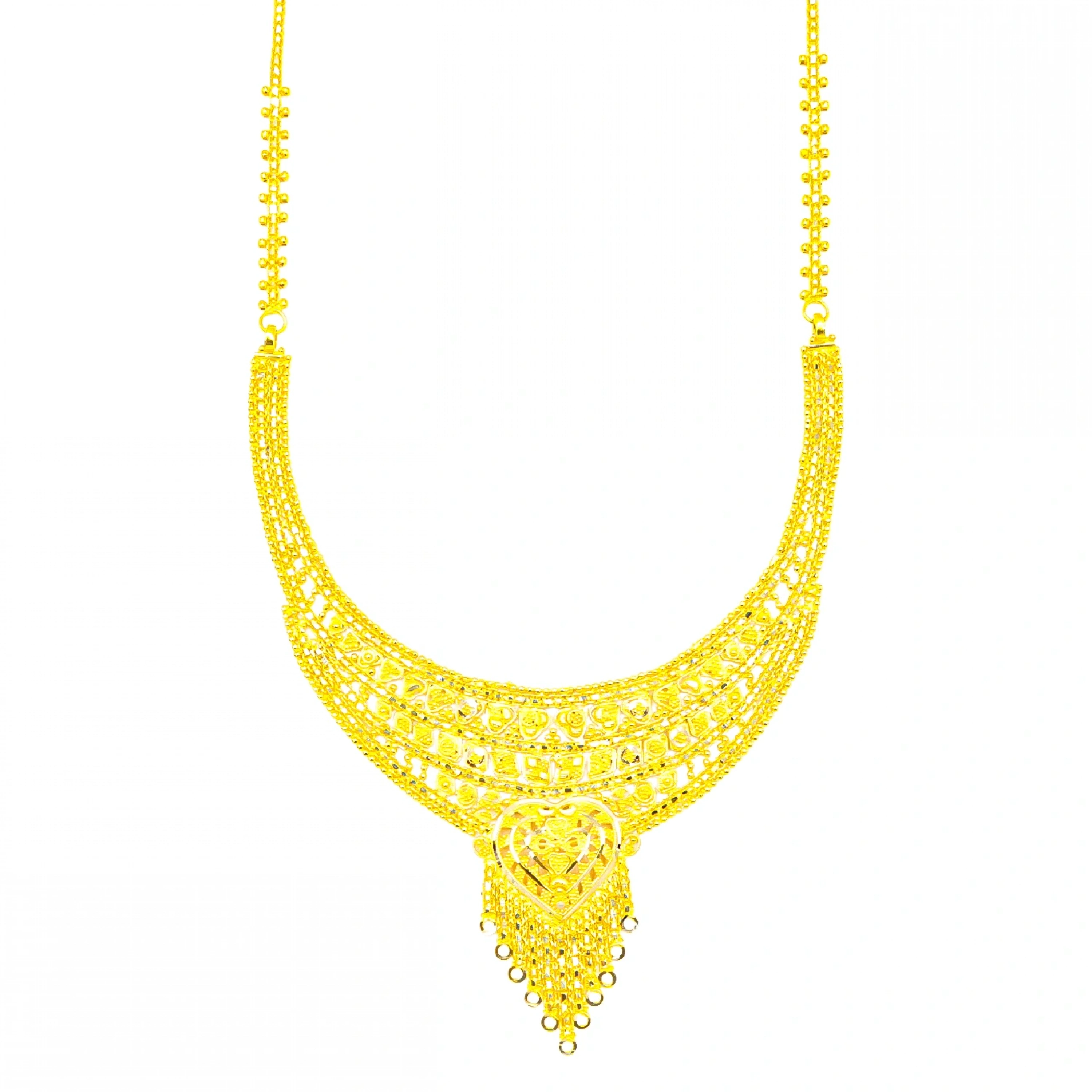 Hint işi 14 Ayar Altın Gerdanlık