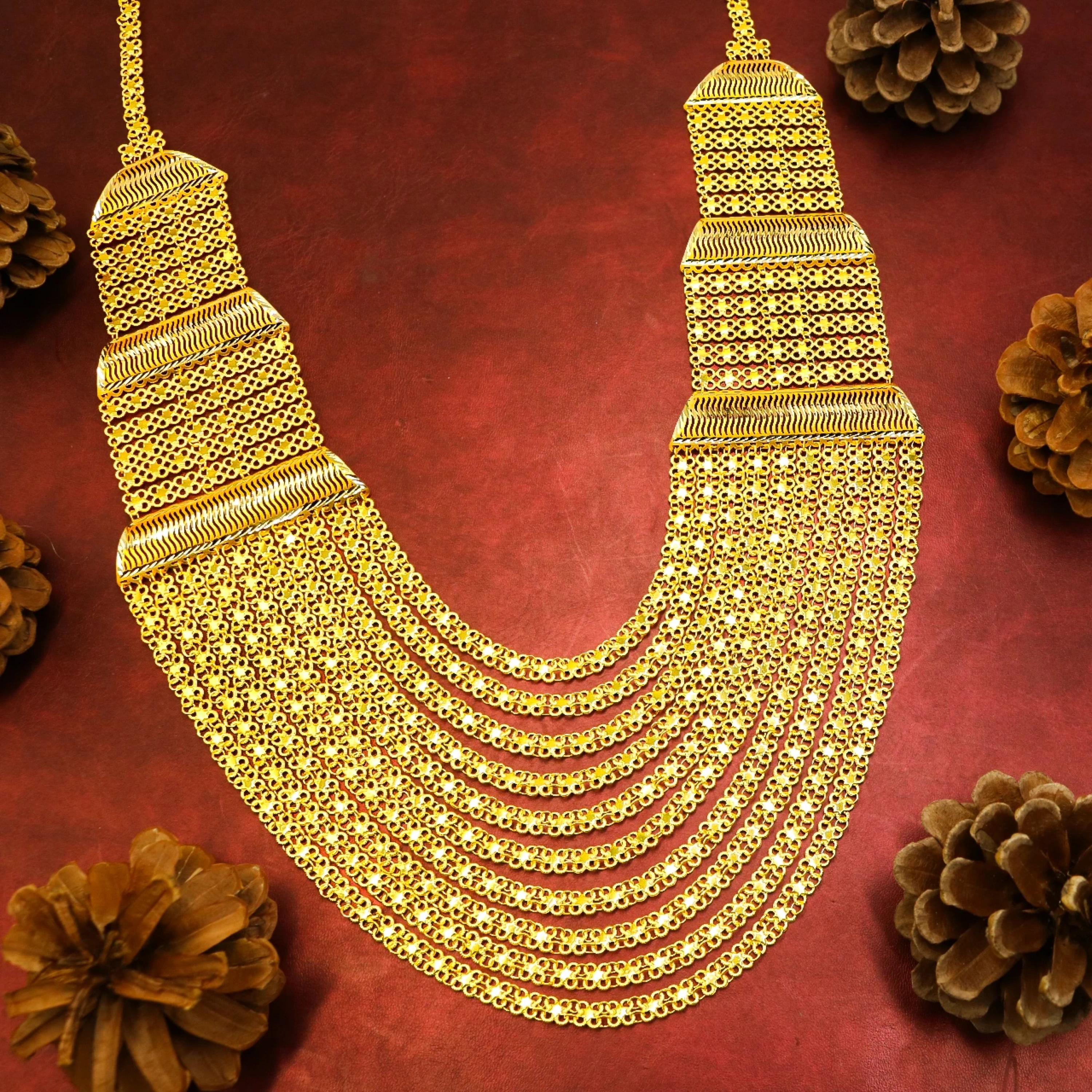 14 Ayar 10 Sıralı Urfa Akıtma Altın Gerdanlık