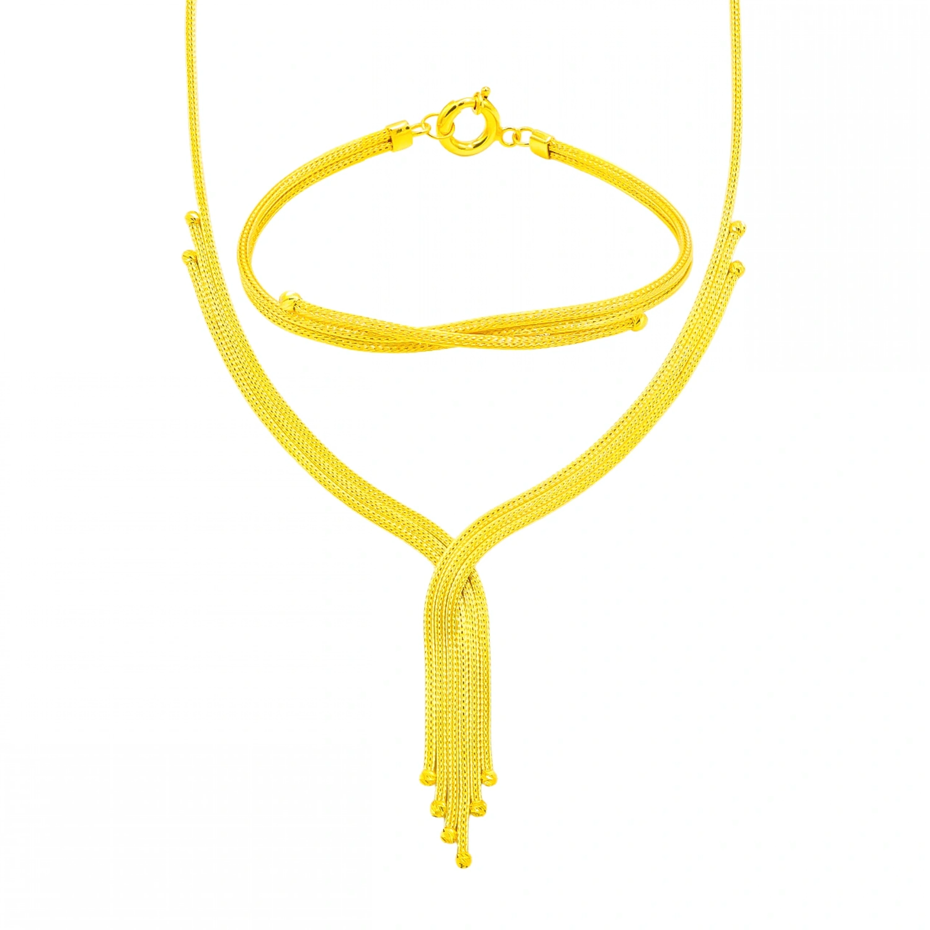 Hasır 8 Ayar Altın Set