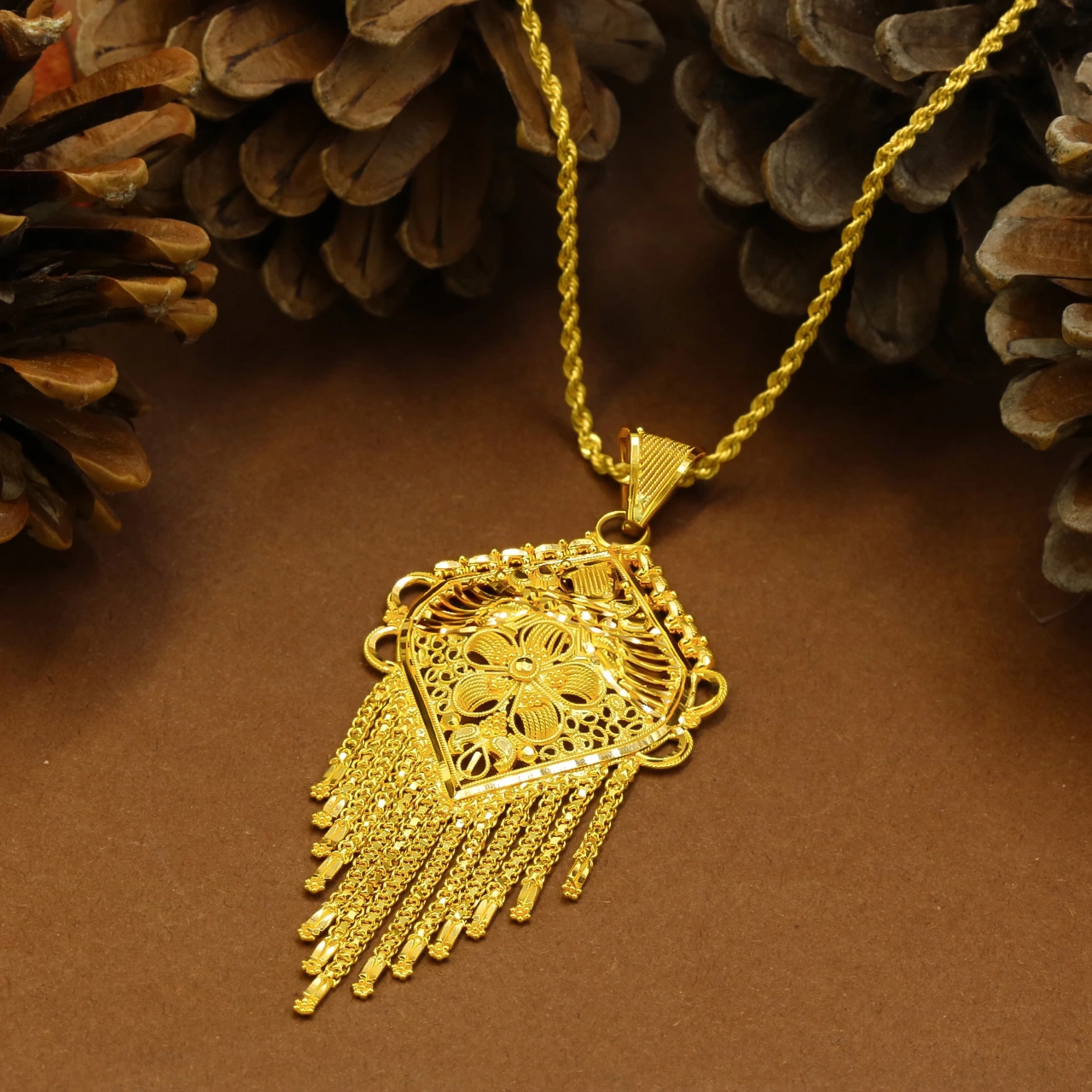 Hint İşi 22 Ayar Kolye Ucu