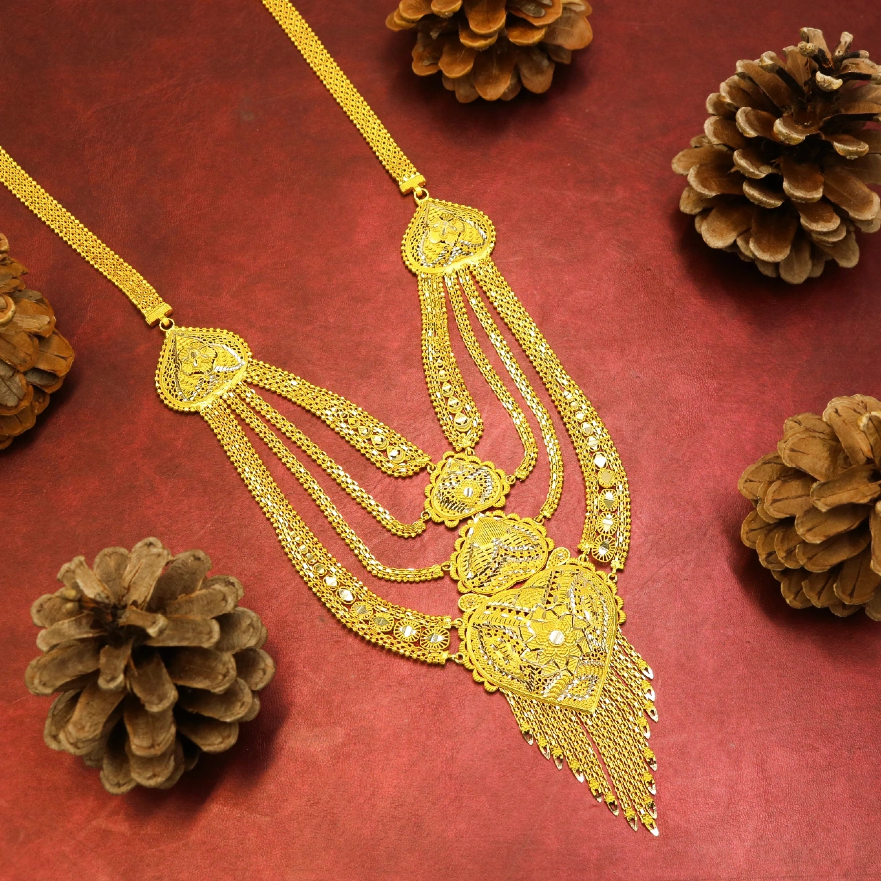 Hint işi 14 Ayar Altın Gerdanlık