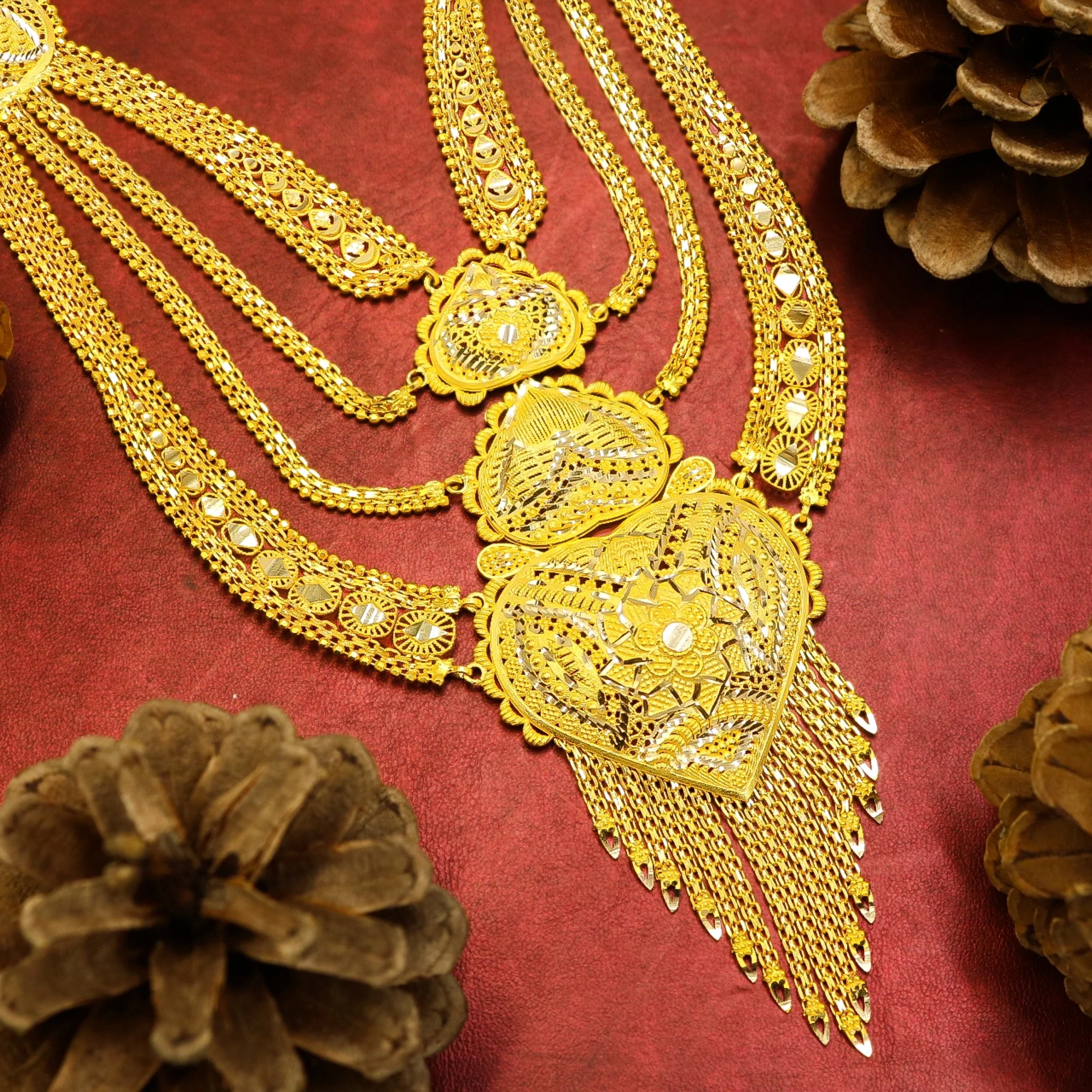 Hint işi 14 Ayar Altın Gerdanlık