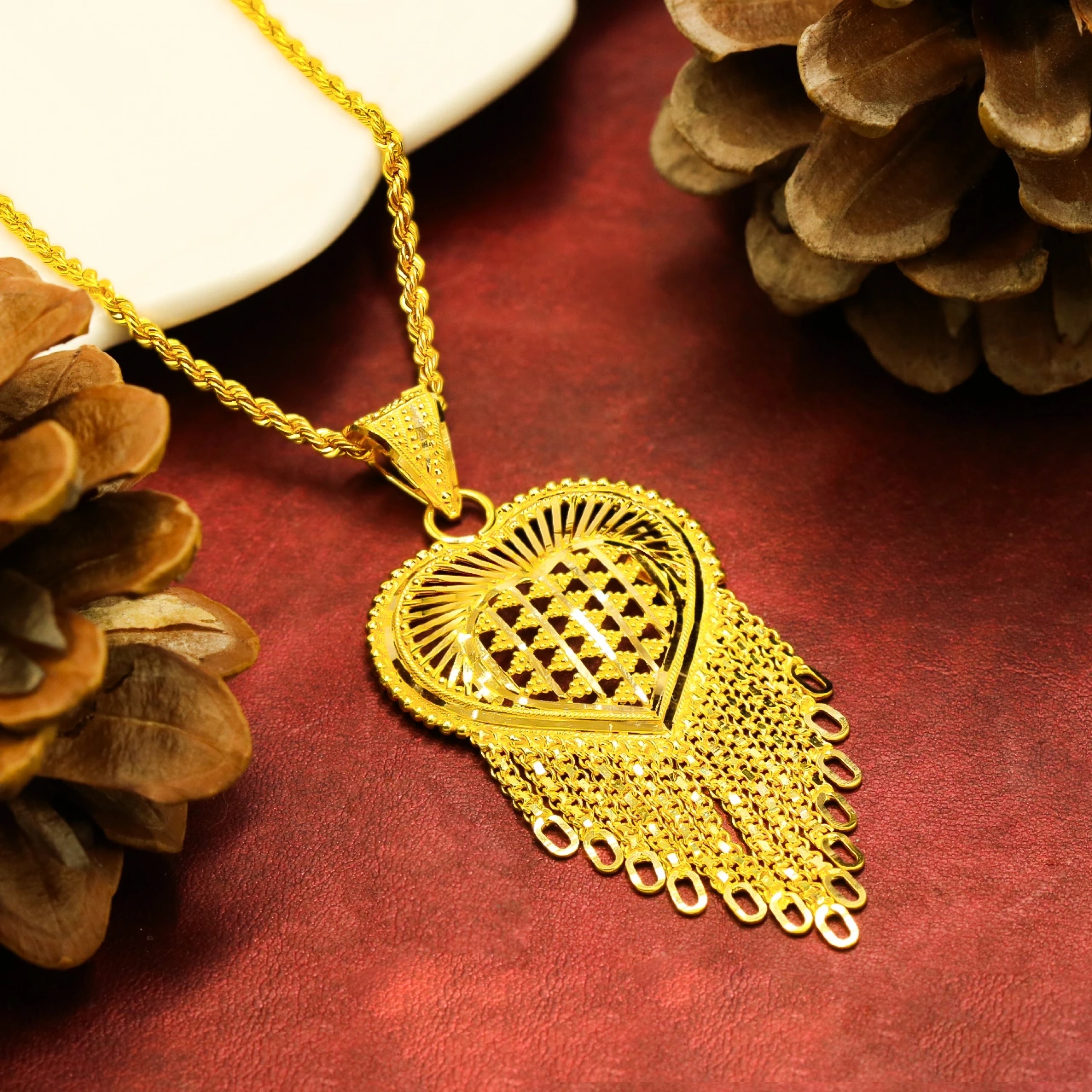 Hint İşi 22 Ayar Kolye Ucu