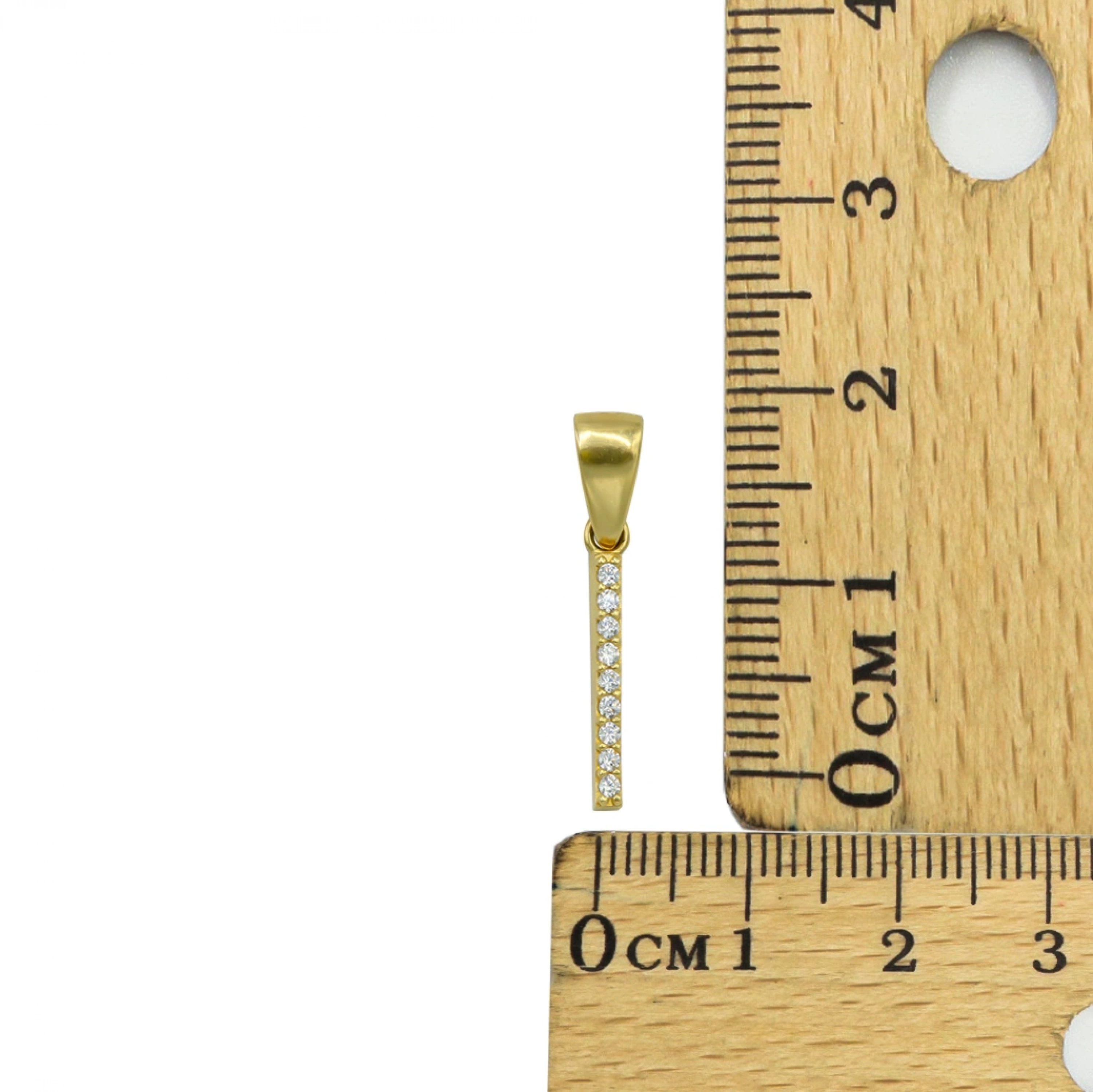 I Harfi 14 Ayar Altın Kolye Ucu