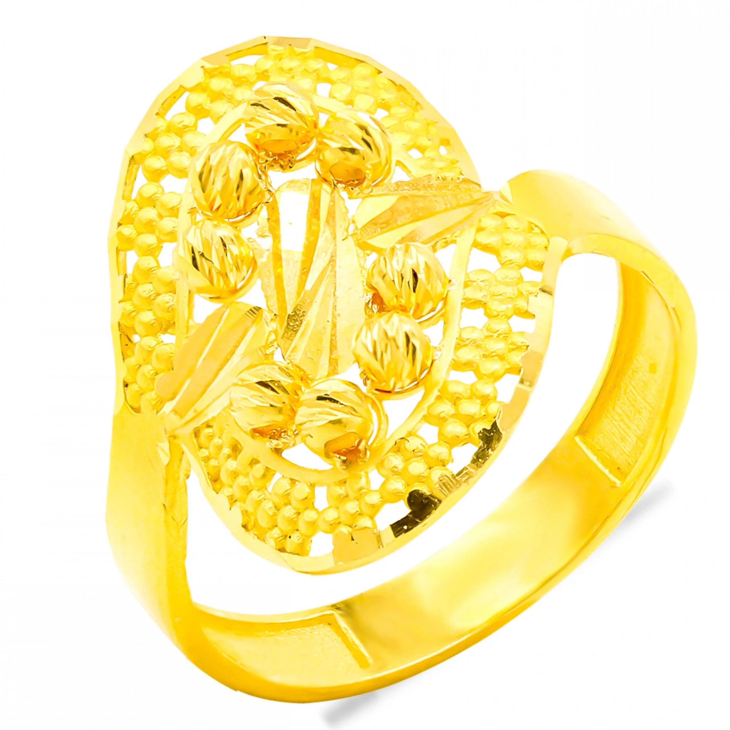 Dorikalı Tasarım 22 Ayar Altın Yüzük