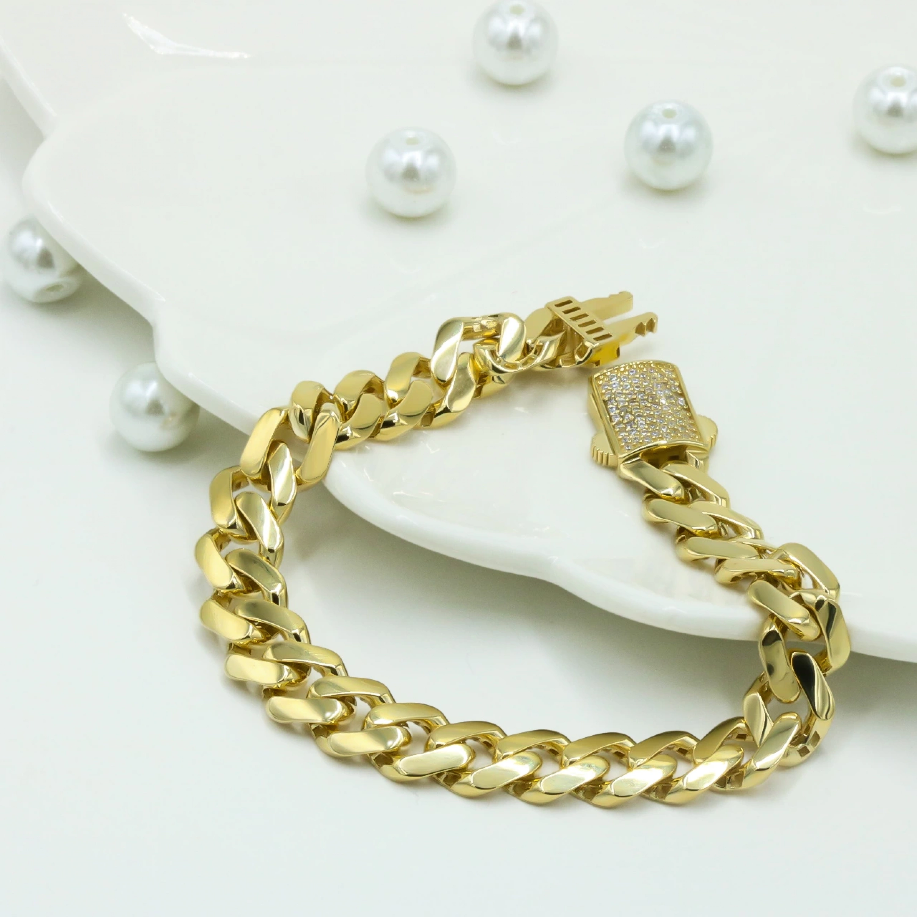 İtalyan Gurmet 14 Ayar Altın Bileklik