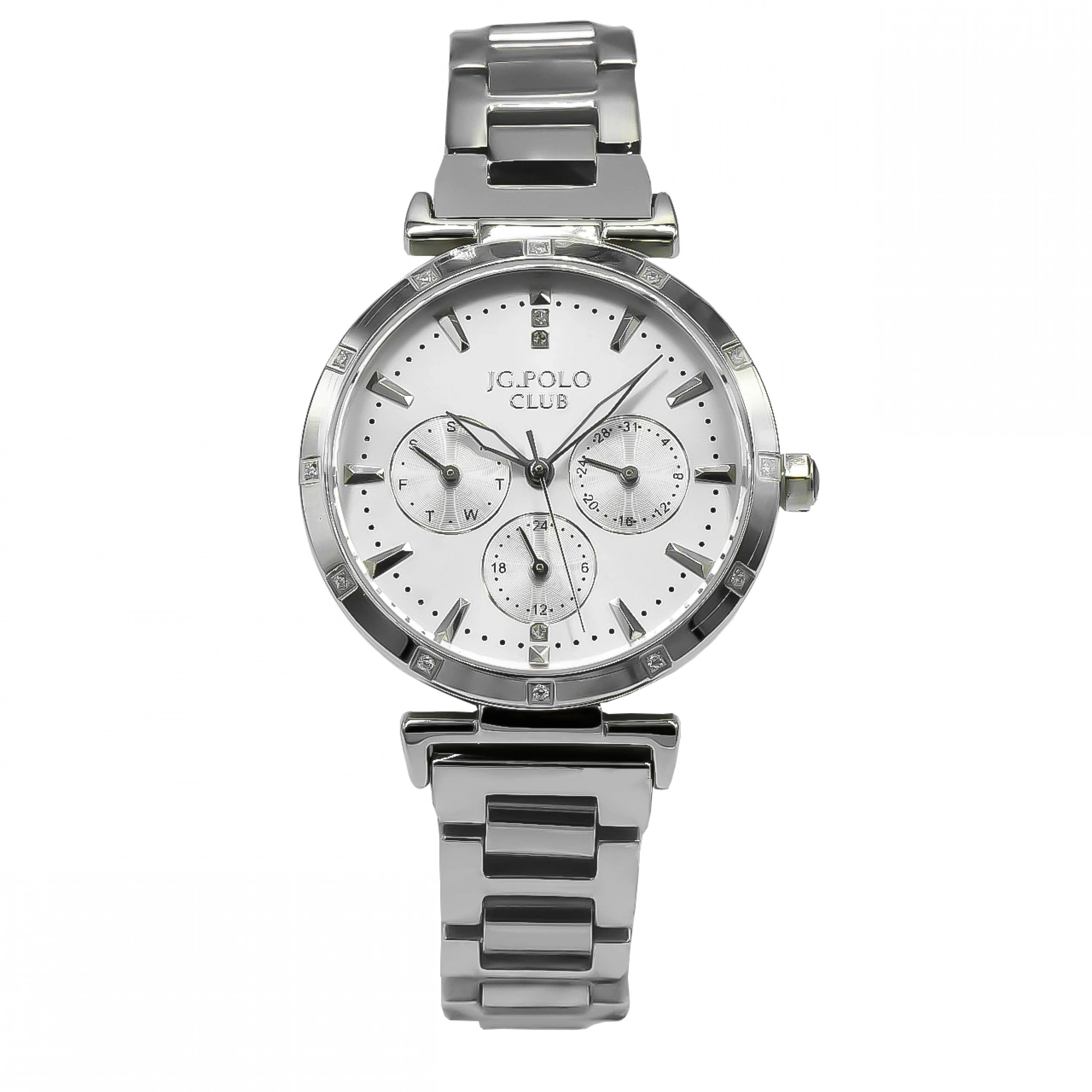 JG Polo Club Metalic White Model