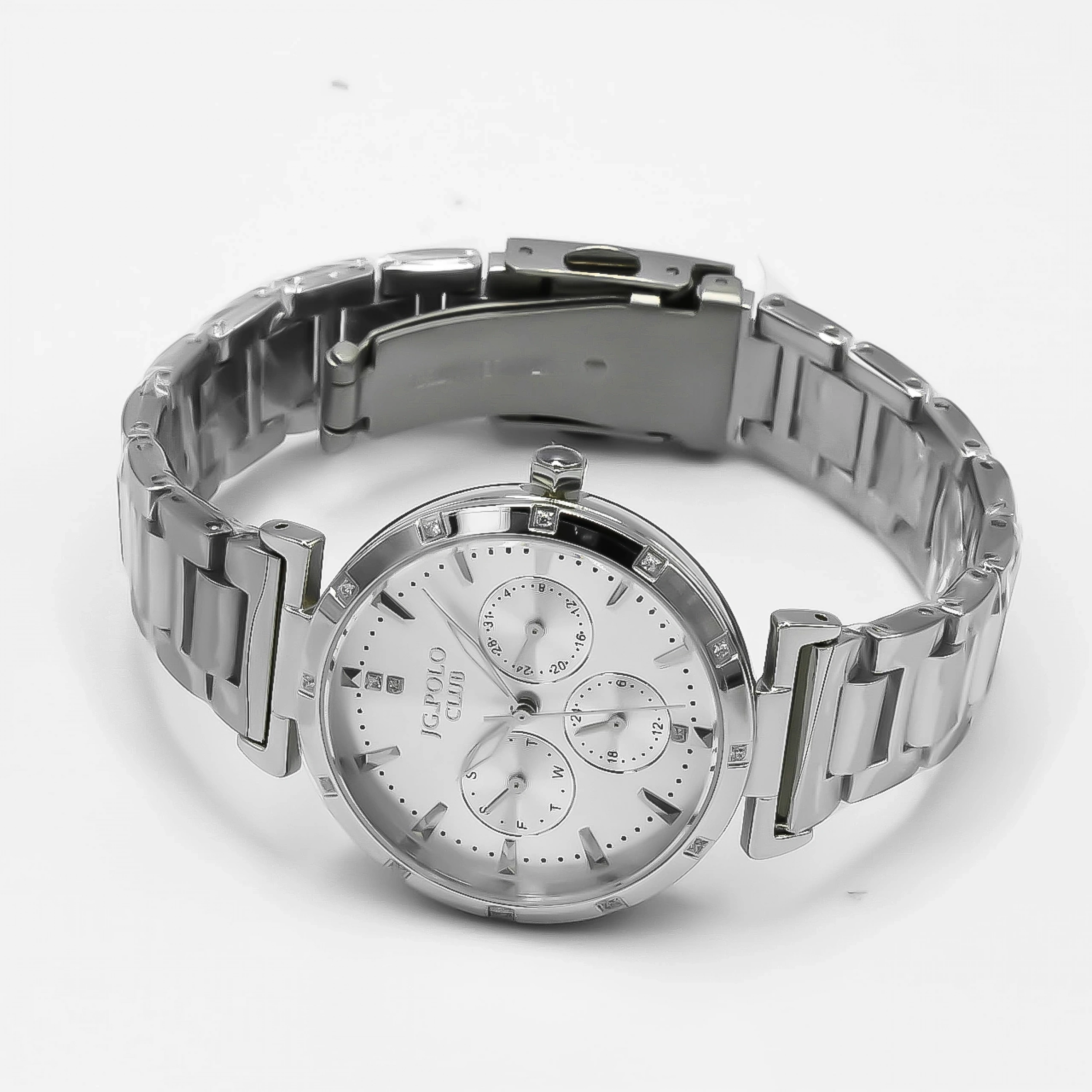 JG Polo Club Metalic White Model