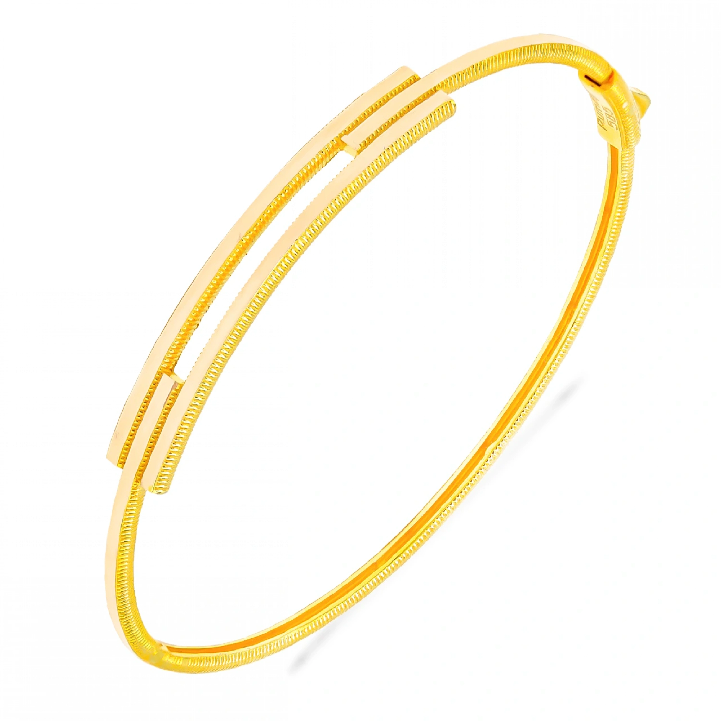 2 Sıra Ajda 14 Ayar Kaburga Kelepçe Bilezik