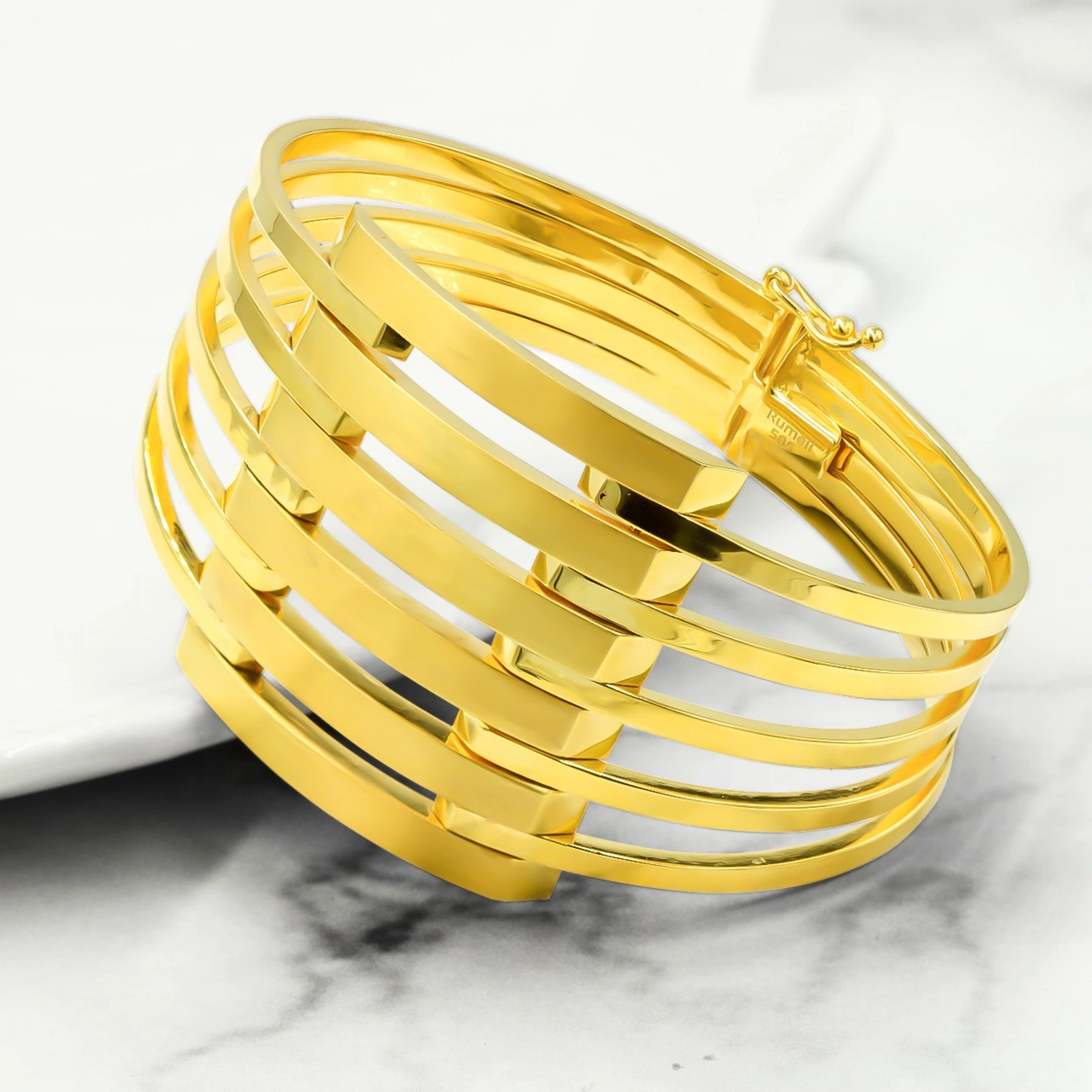 Kaburga 14 Ayar Kelepçe Bilezik