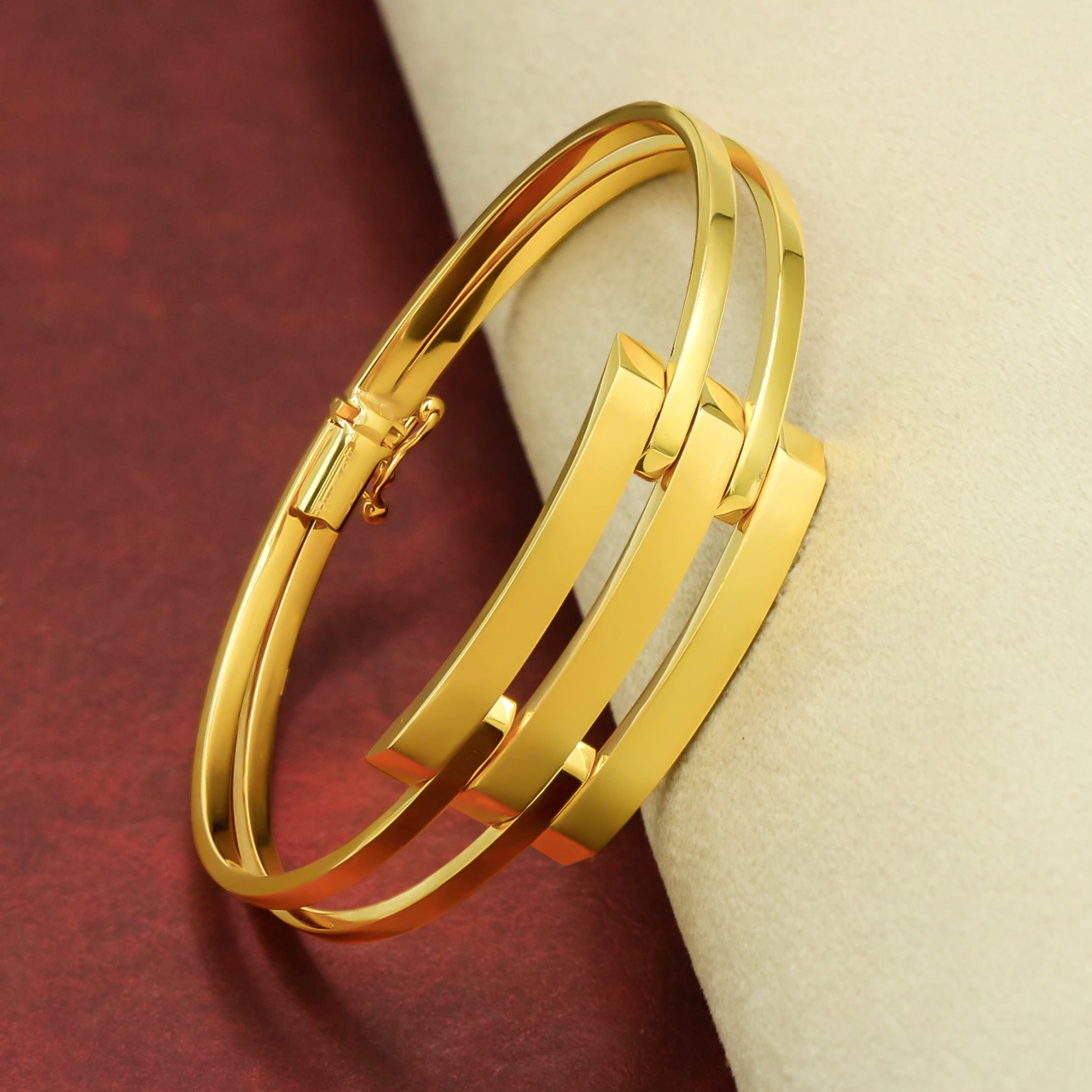 Kaburga 14 Ayar Kelepçe Bilezik