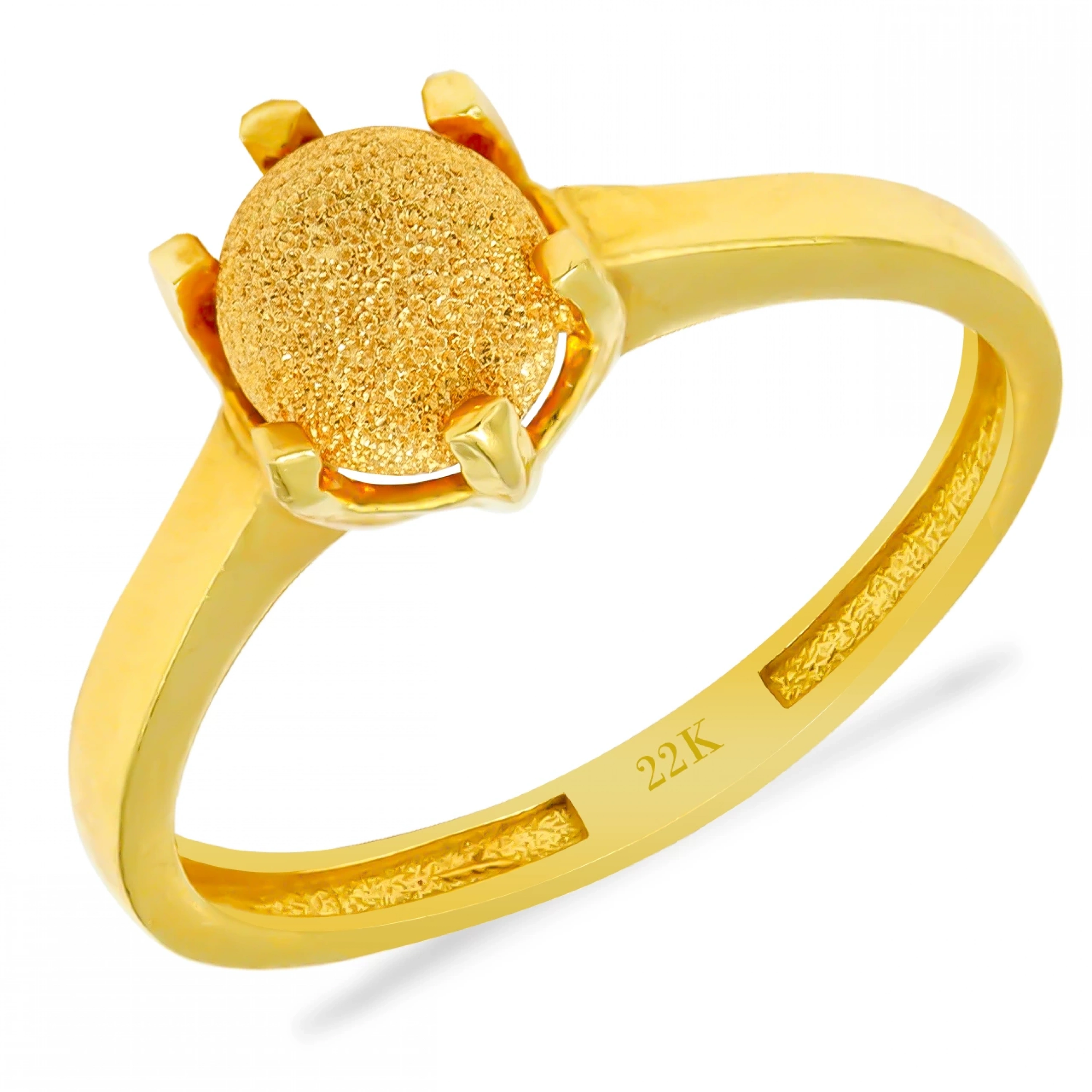 Dorika Tektaş 22 Ayar Altın Yüzük