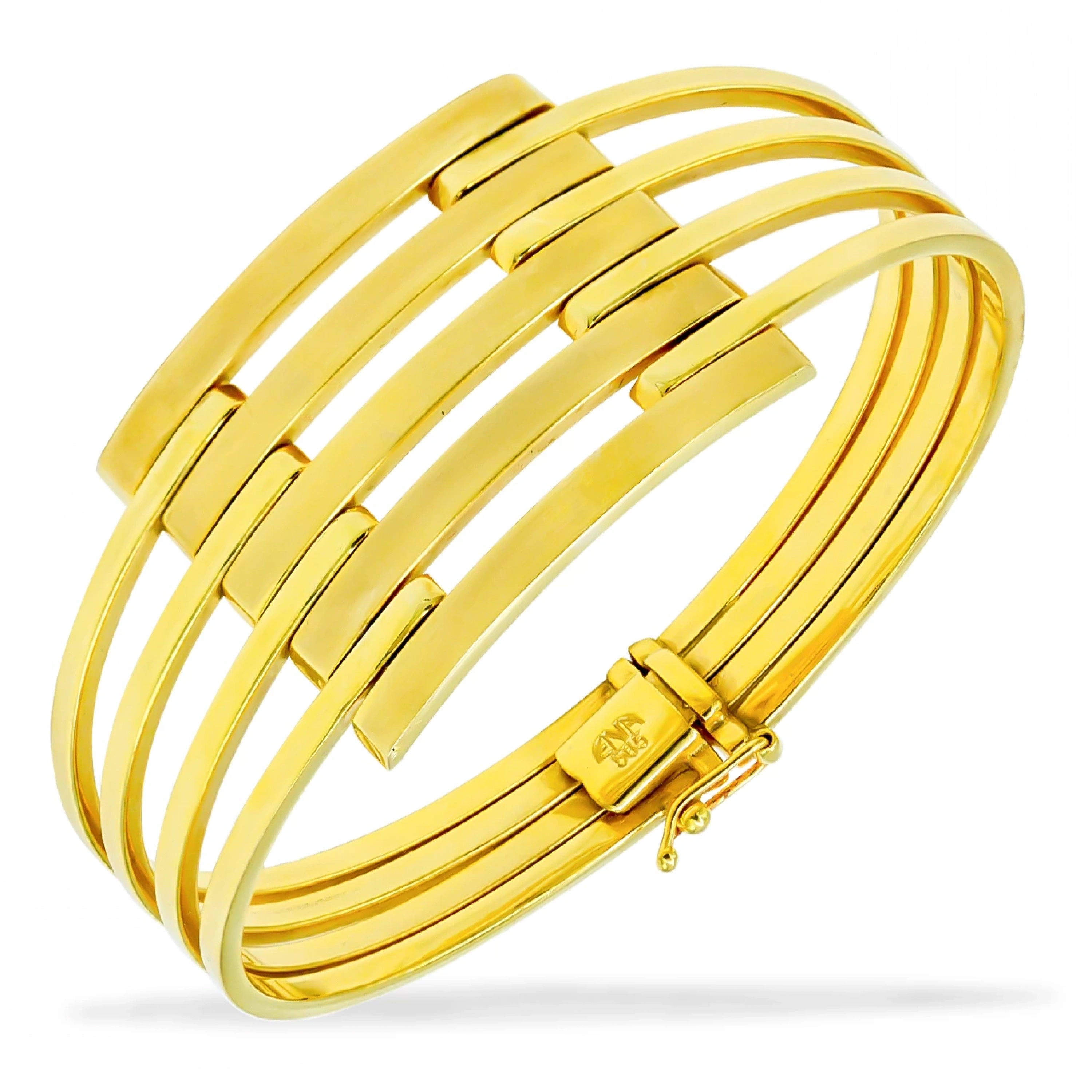 Kaburga 14 Ayar Kelepçe Bilezik