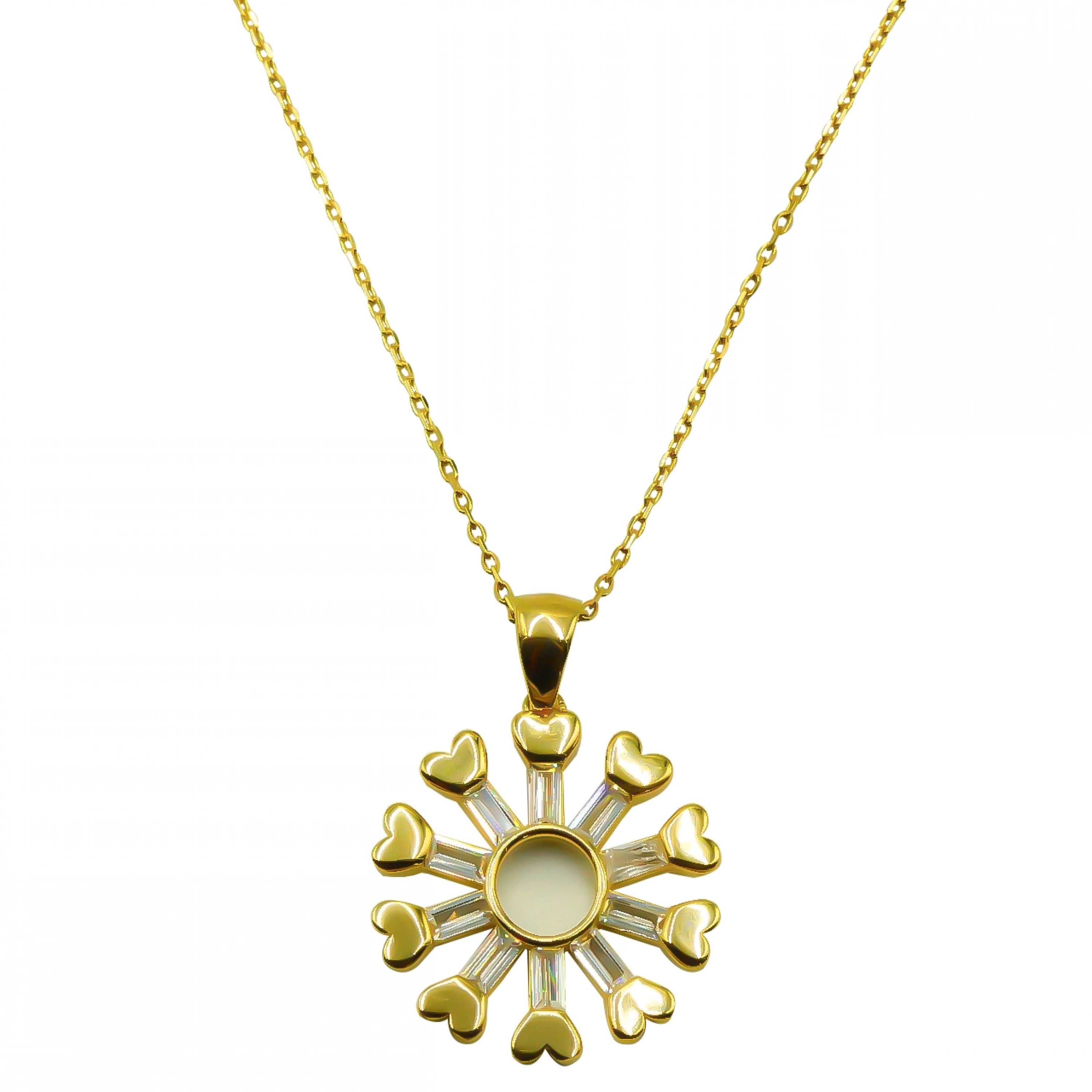 Kalp Figürlü 8 Ayar Altın Kolye