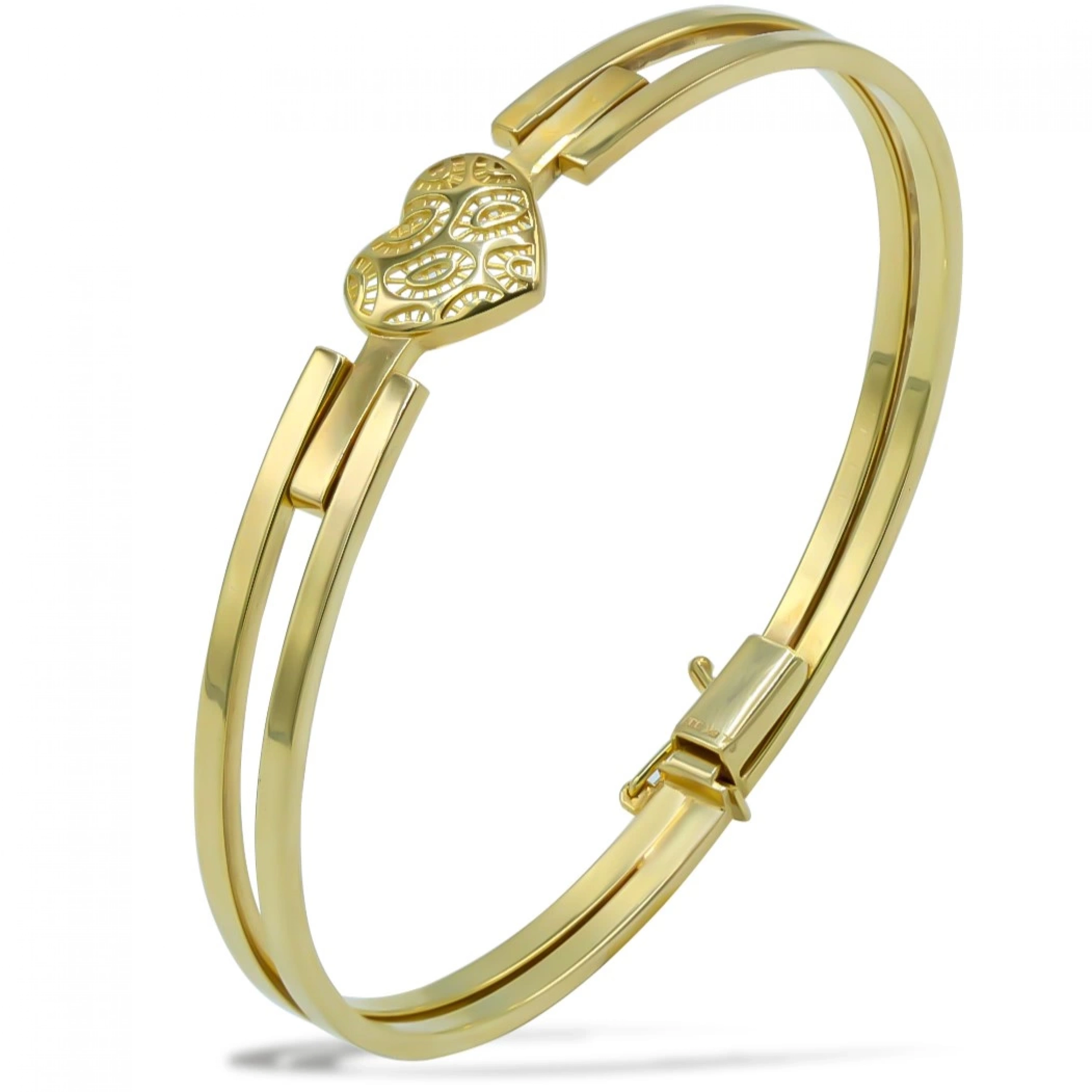 Kalpli 8 Ayar Kelepçe Bilezik