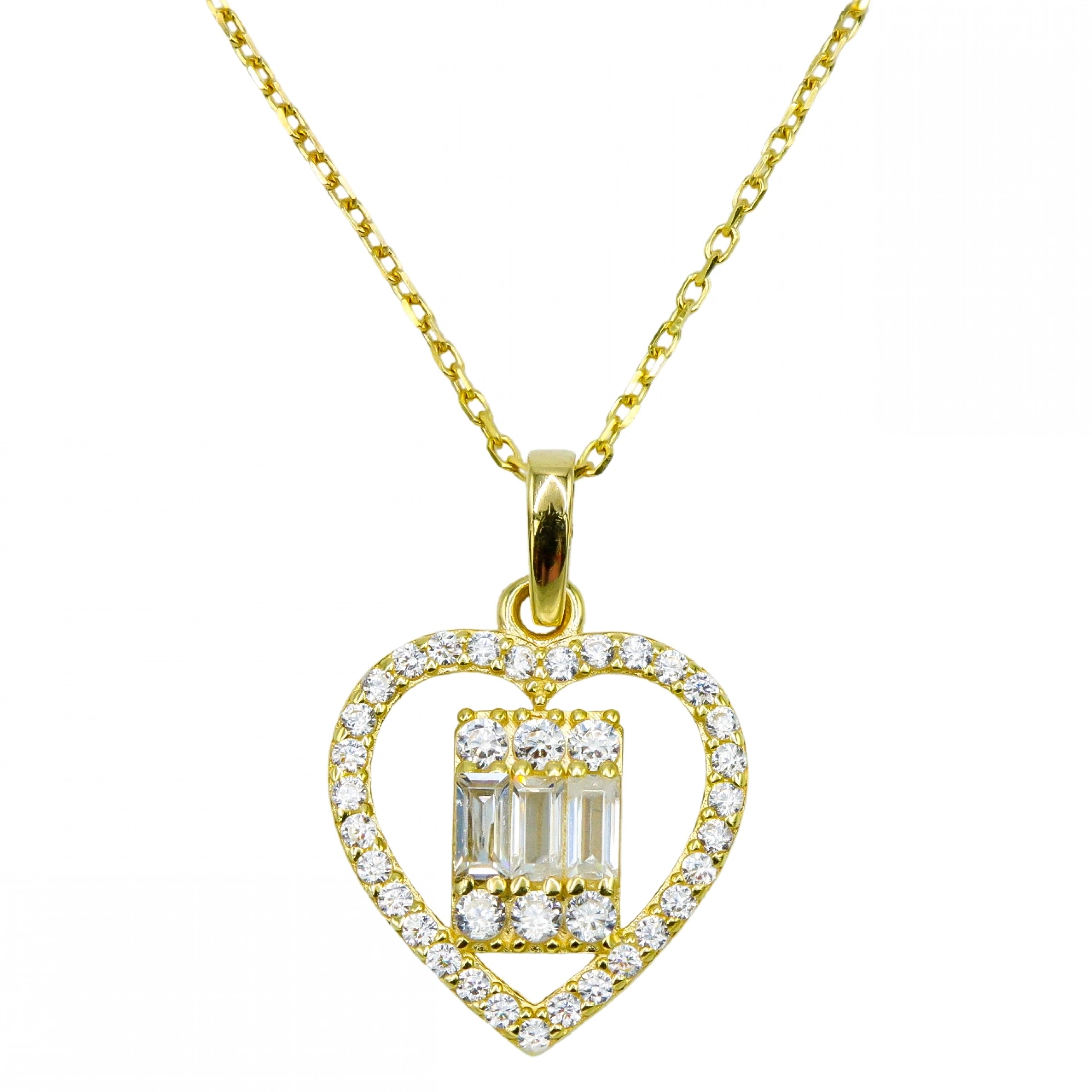 Kalpli Baget 8 Ayar Altın Kolye