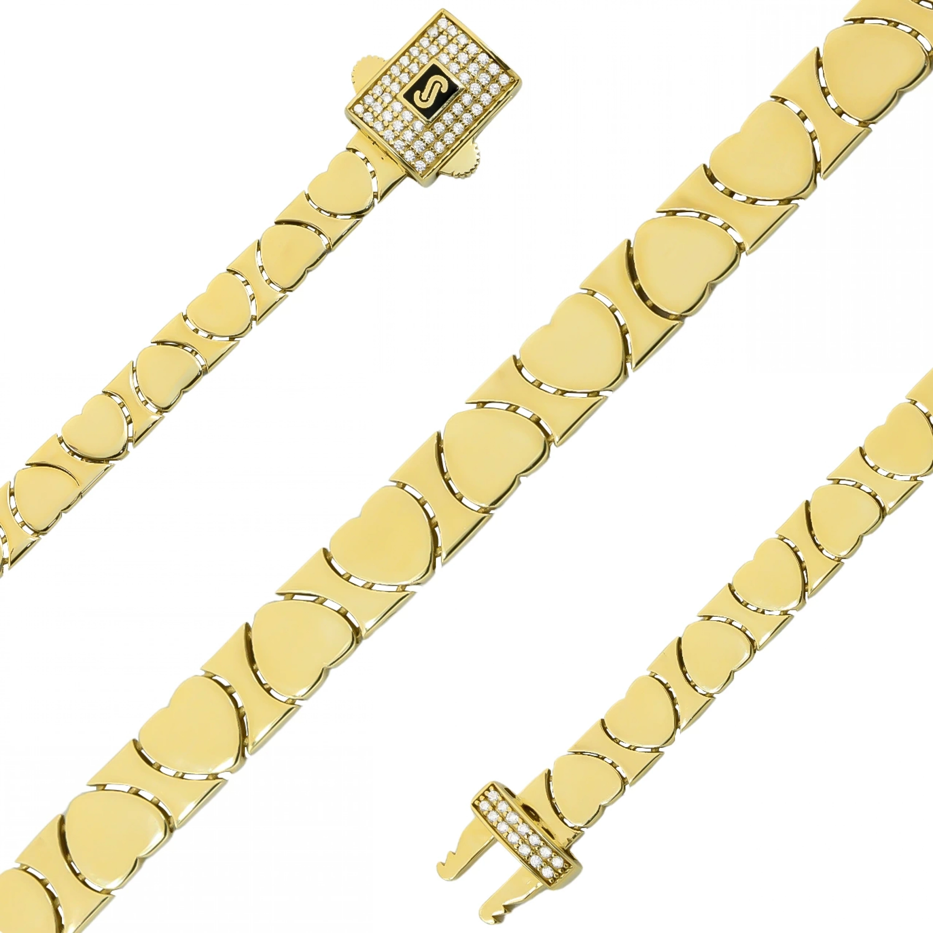 Kalpli Modern 14 Ayar Altın Bileklik