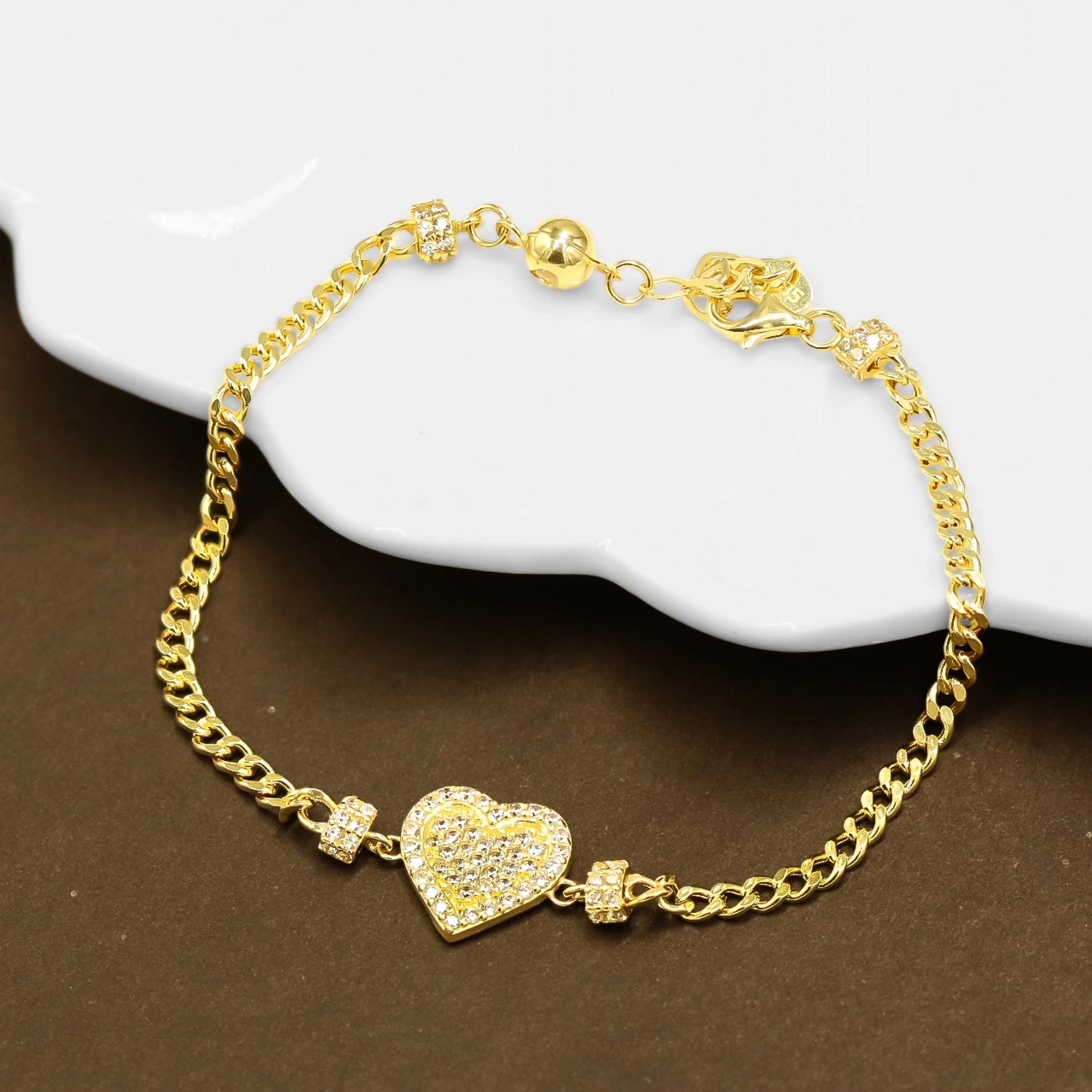 Kar Tanesi 14 Ayar Altın Bileklik