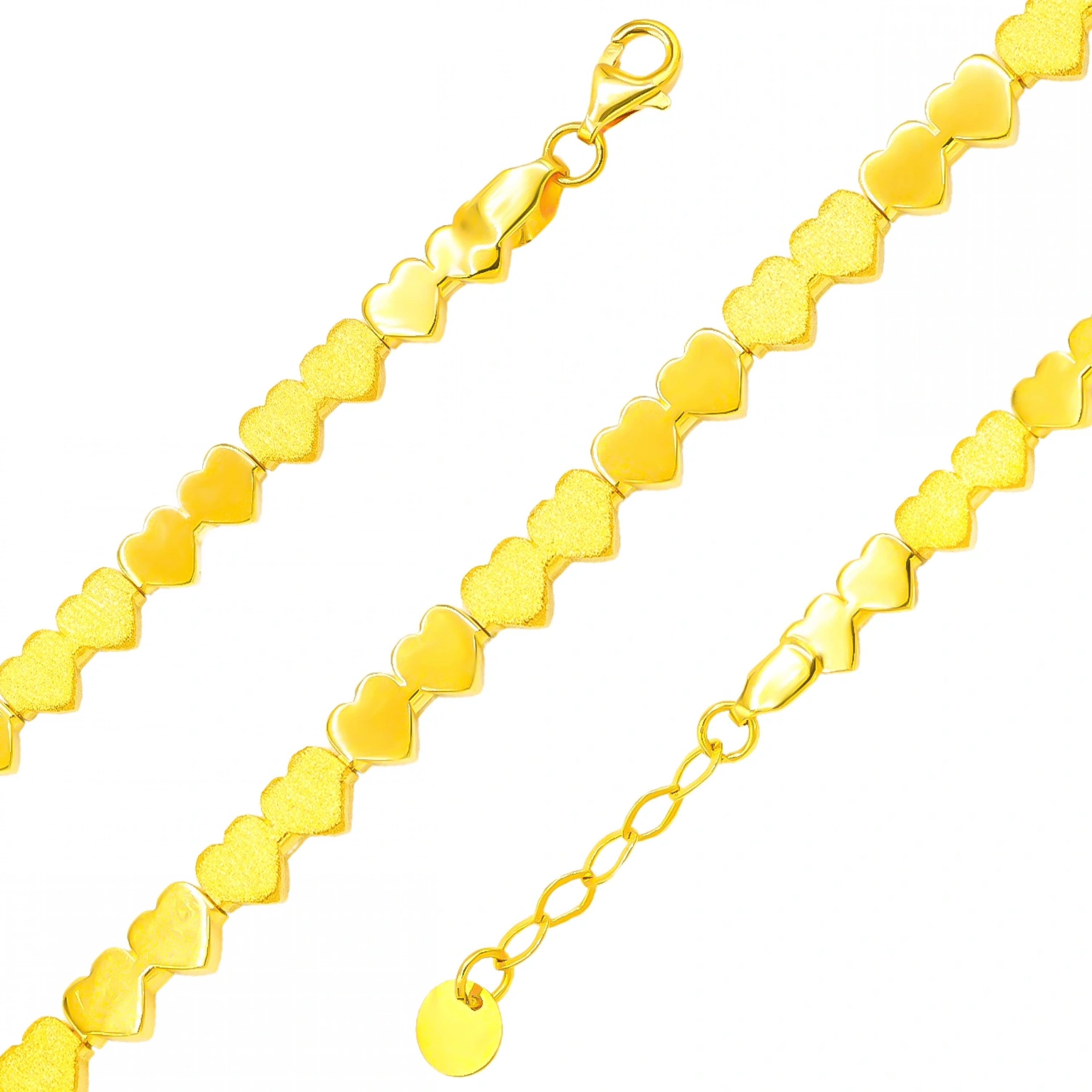 Kalpli 14 Ayar Altın Bileklik