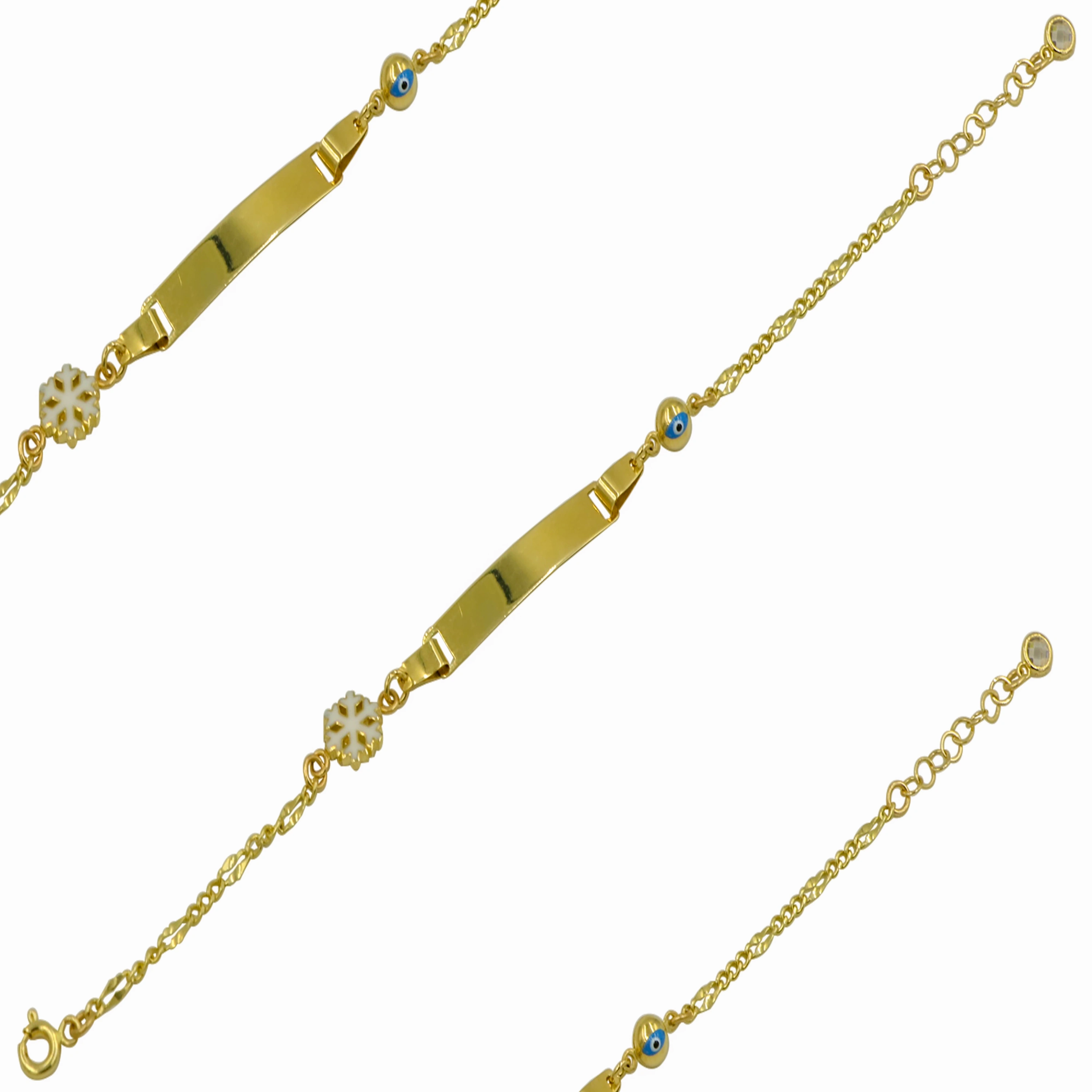 Kartopu 14 Ayar Altın Çocuk Künyesi