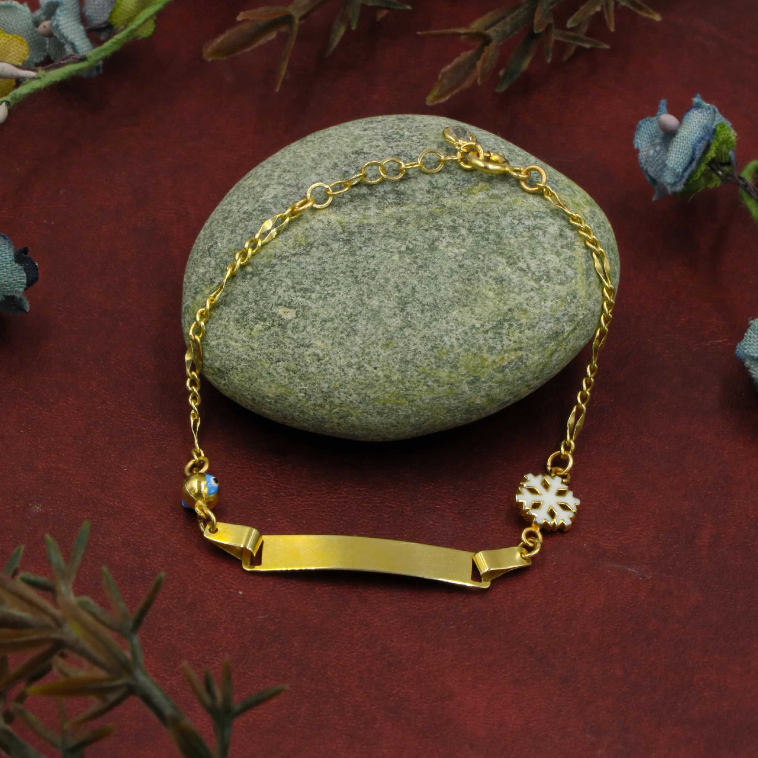 Kartopu 14 Ayar Altın Çocuk Künyesi