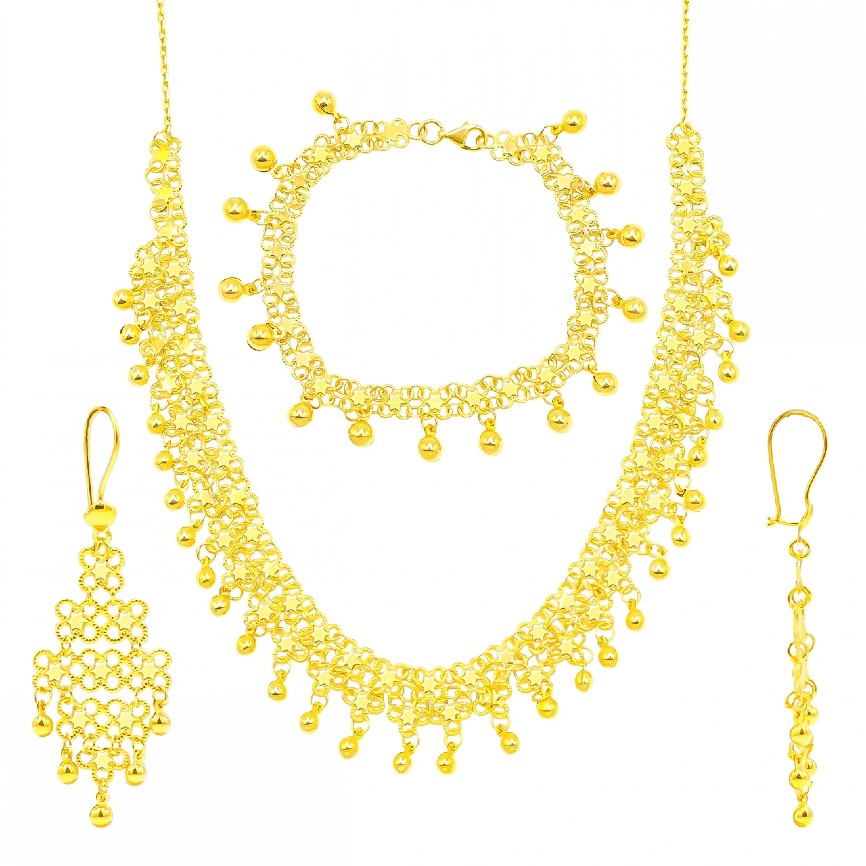 Kişniş Model 14 Ayar Altın Set