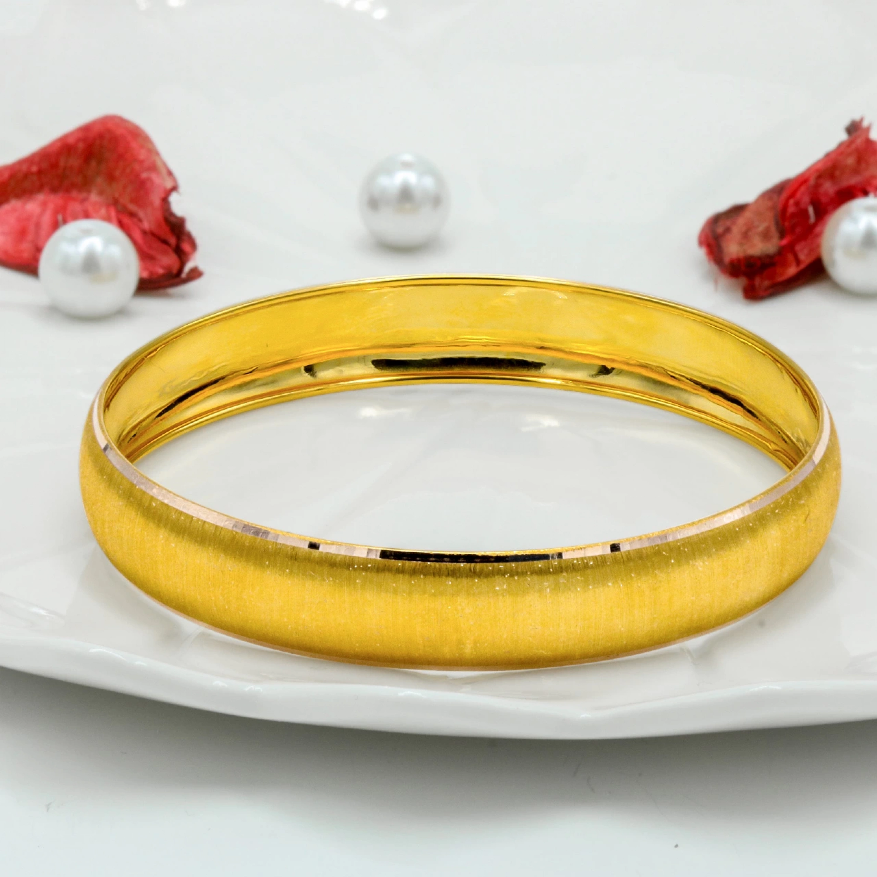 Kumlu 14 Ayar Altın Bilezik (8.50 Gram)