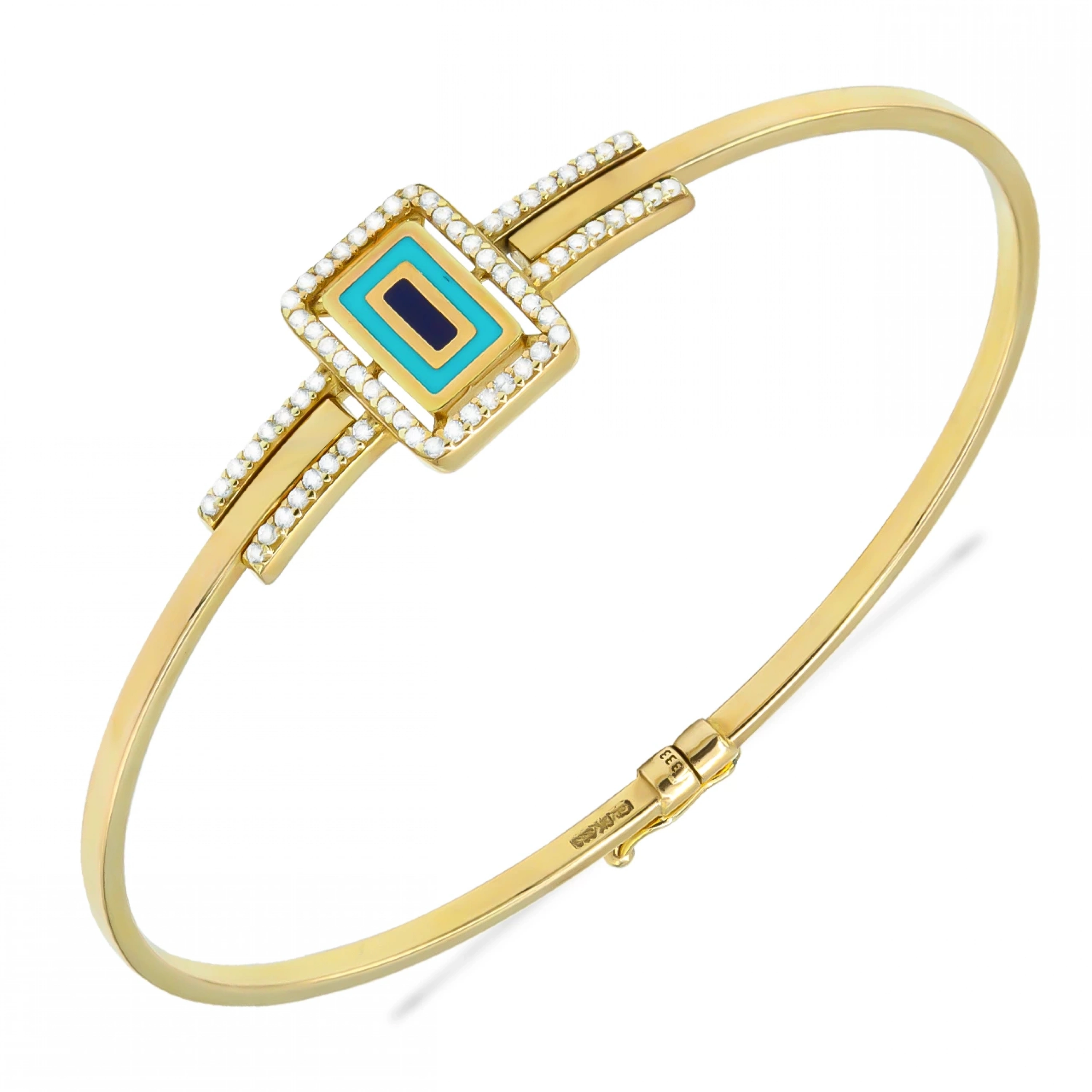 Modern Baget 8 Ayar Kelepçe Bilezik