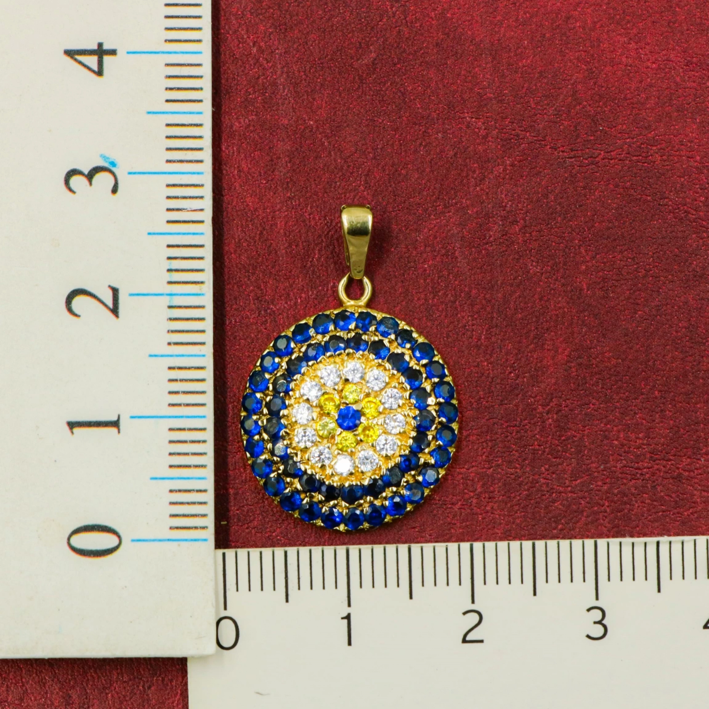 Nazar Gözü 14 Ayar Altın Kolye Ucu