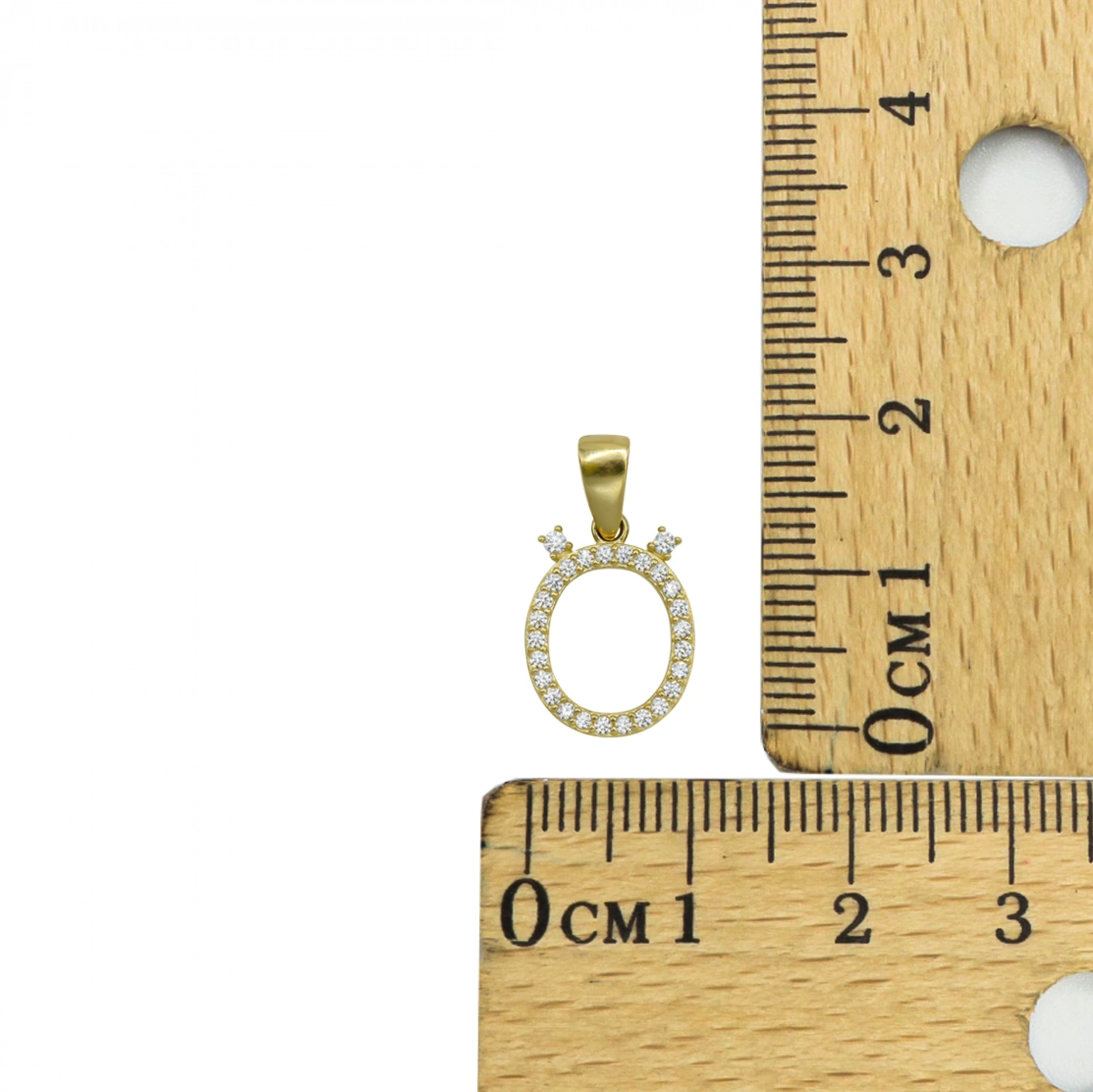 Ö Harfi 14 Ayar Altın Kolye Ucu