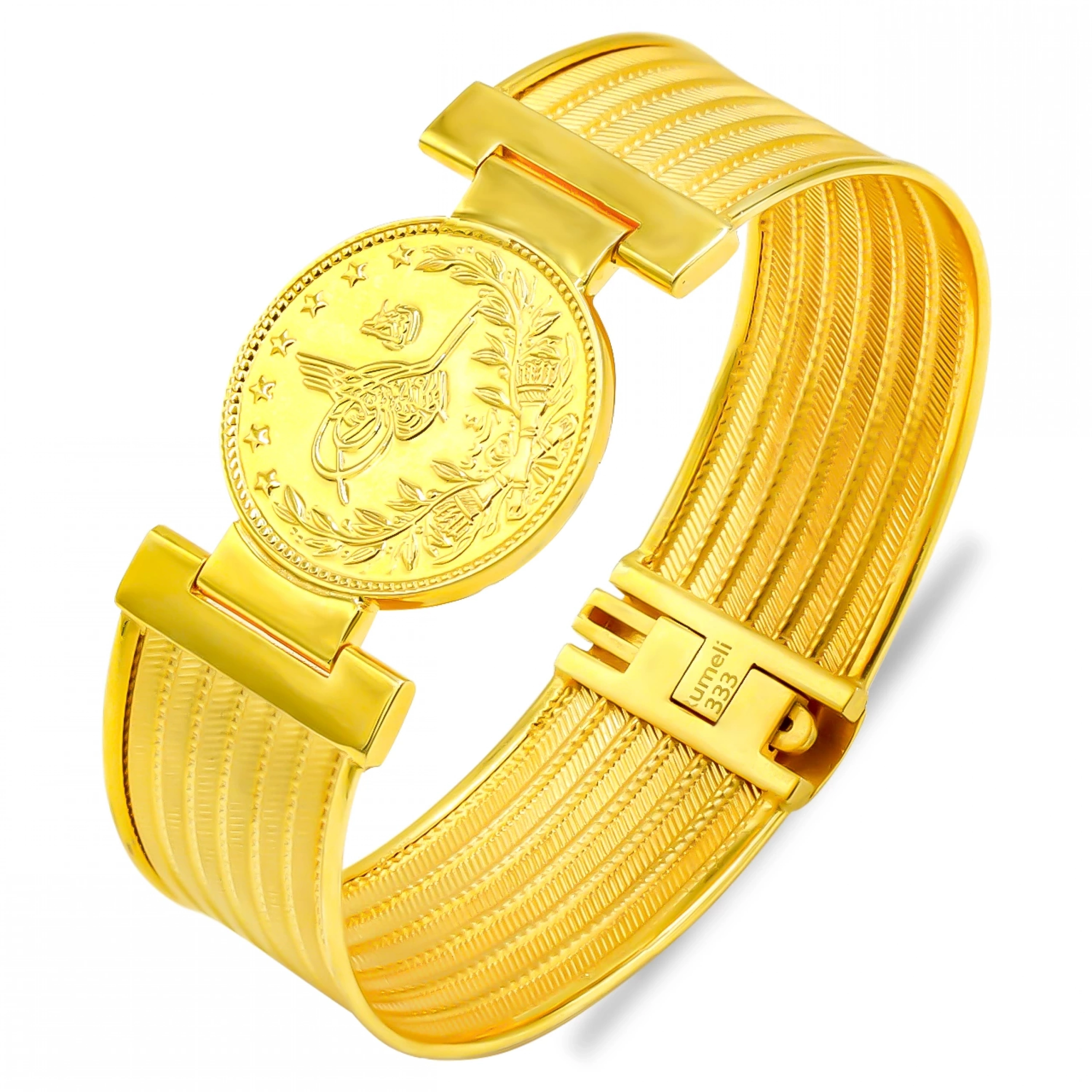 Baskı Reşat 8 Ayar Kelepçe Bilezik