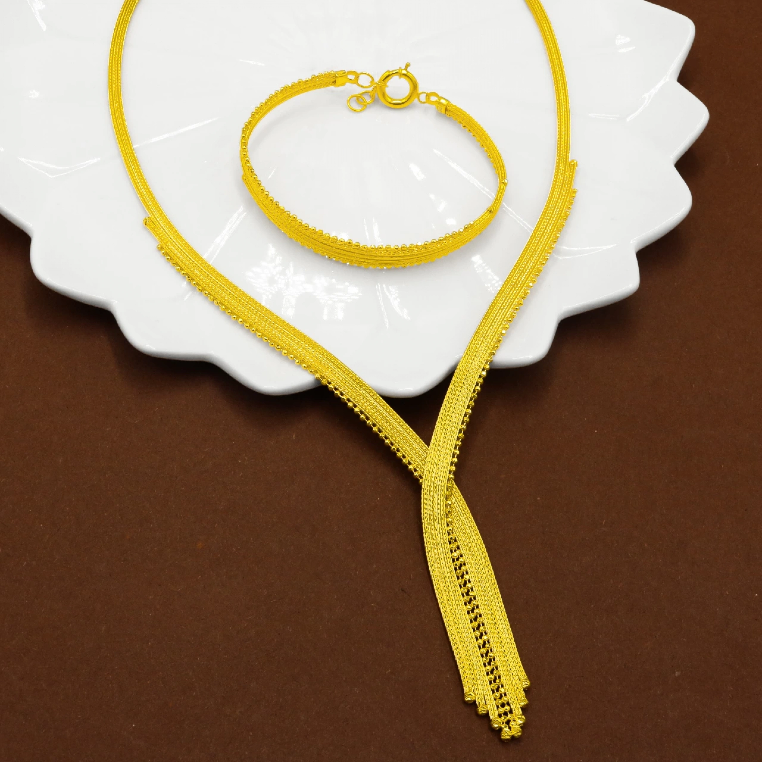 Örgü Model 14 Ayar Altın Set