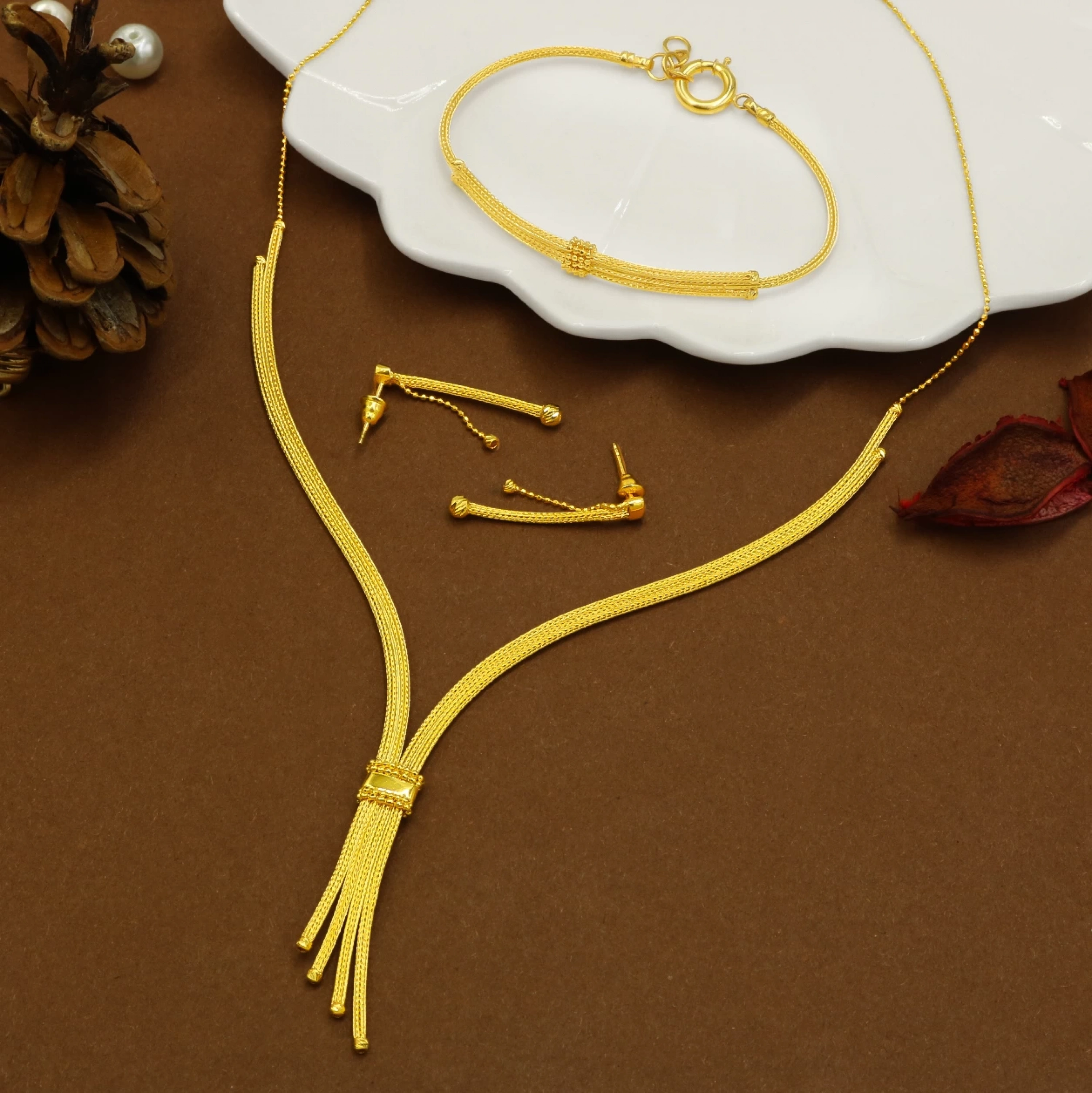 Örgü Model 14 Ayar Altın Set