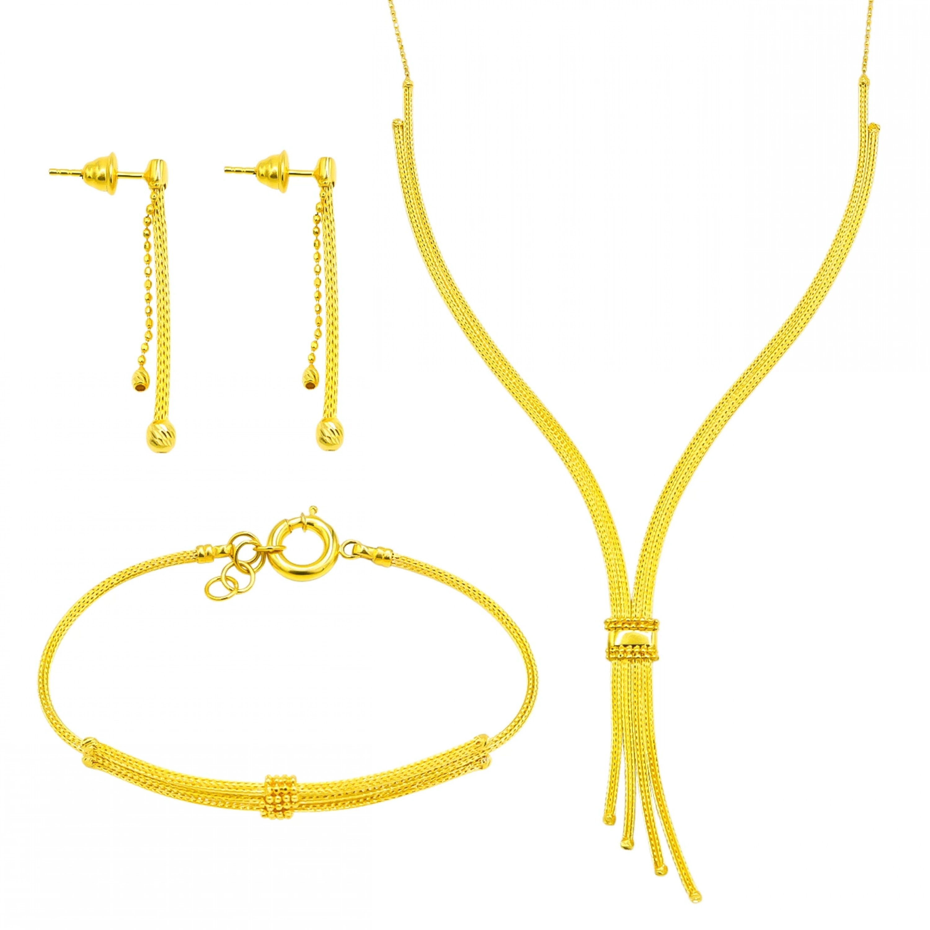 Örgü Model 14 Ayar Altın Set