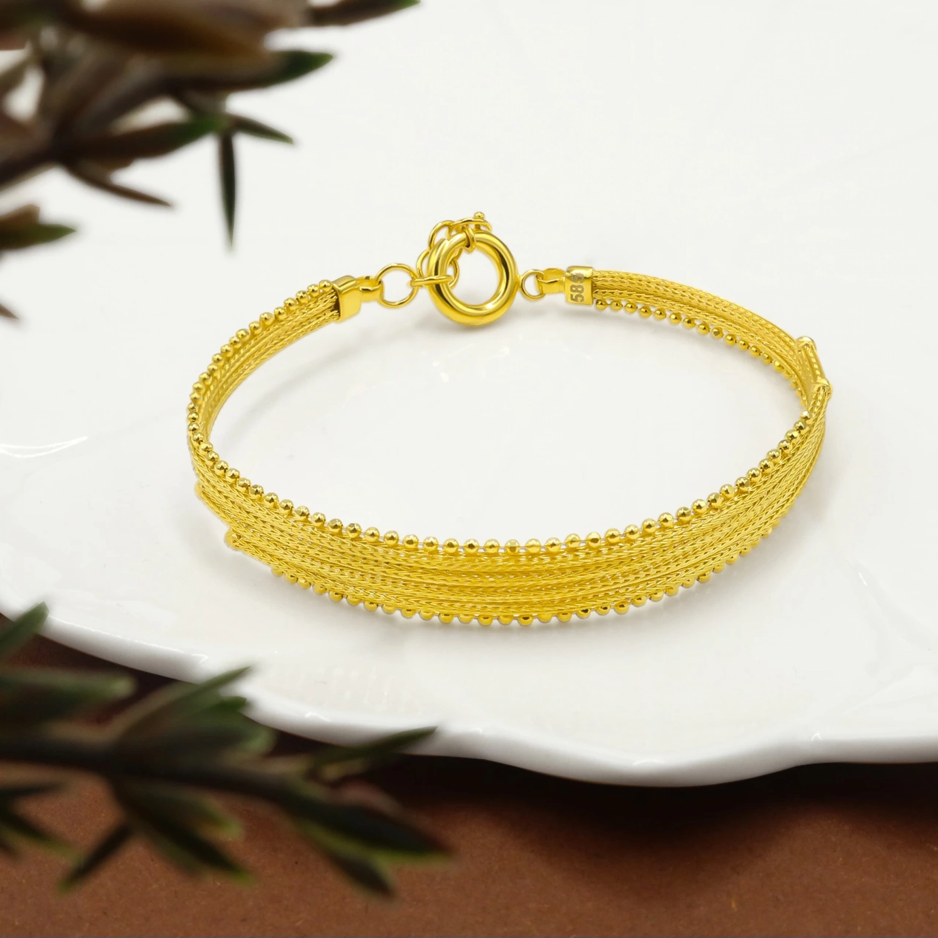 Örgü Model 14 Ayar Altın Set