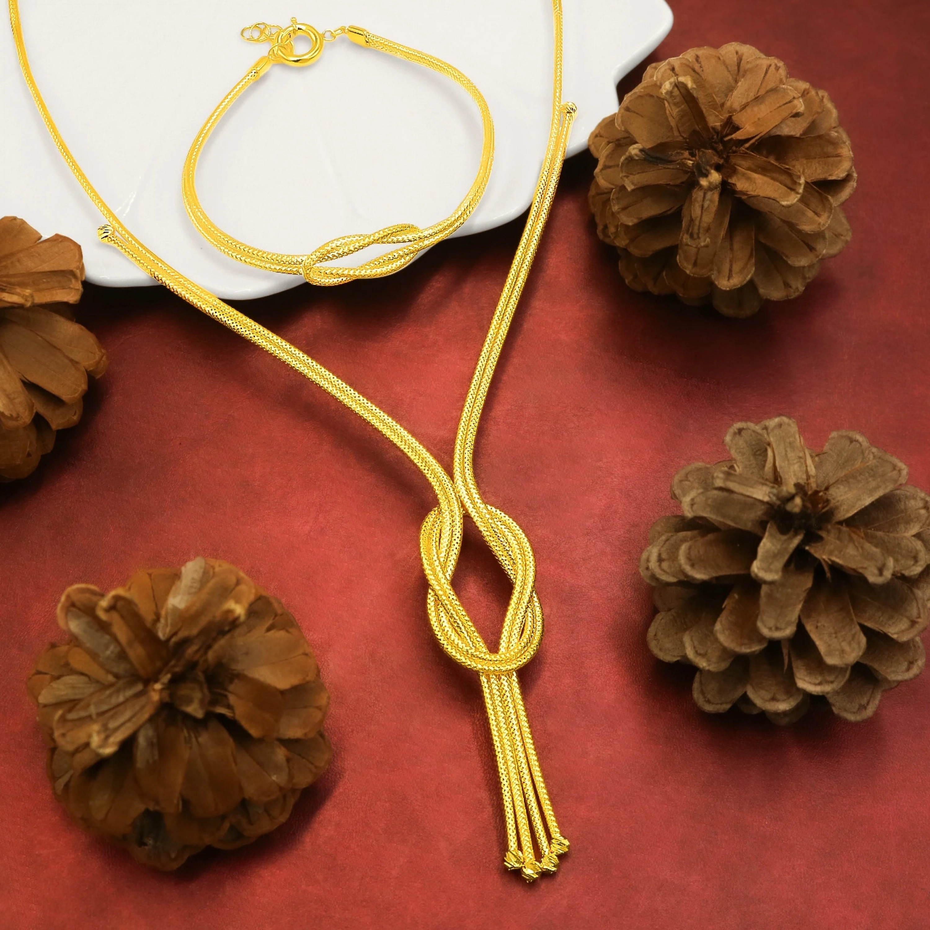 Örgü Model 22 Ayar Altın Set