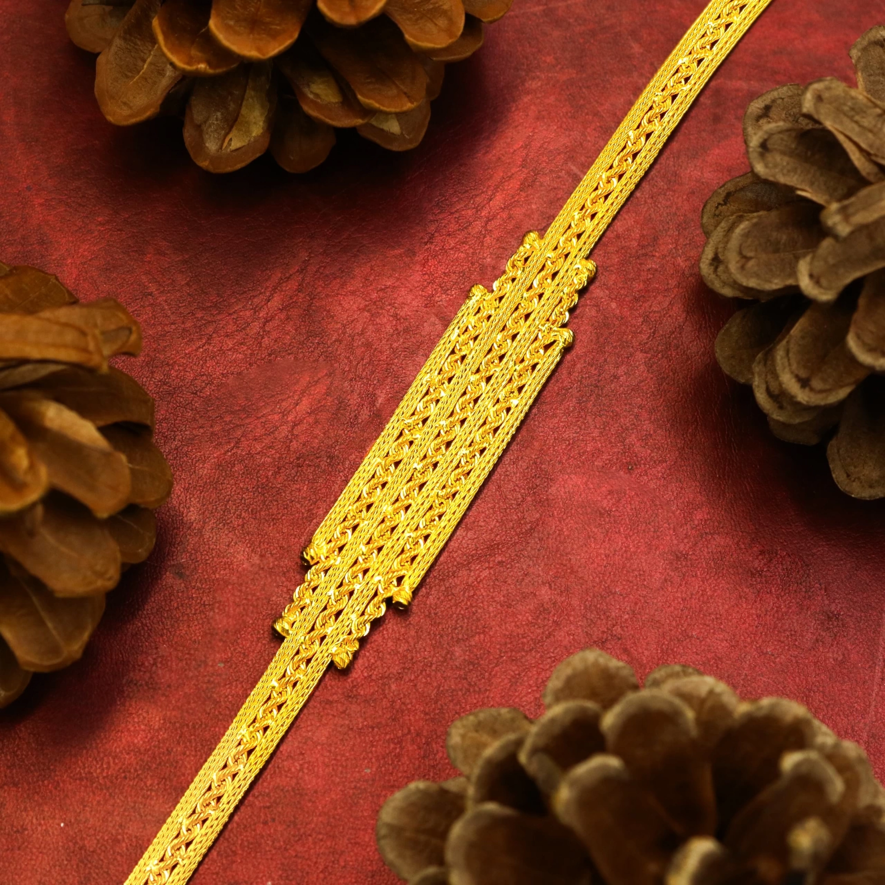 Örgü Model 8 Ayar Altın Set